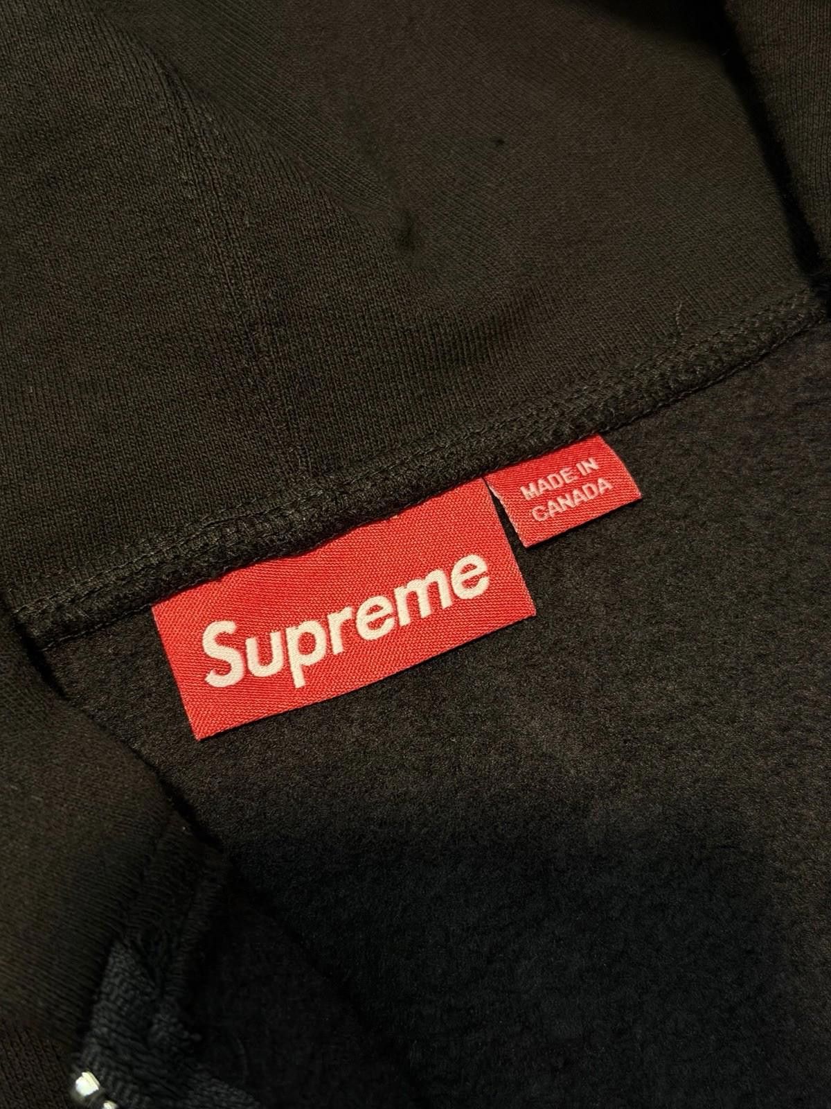Supreme Supreme S Logo Zip Up Hooded Sweatshirt Black (Small) NEW Size US S / EU 44-46 / 1 - 5 Thumbnail