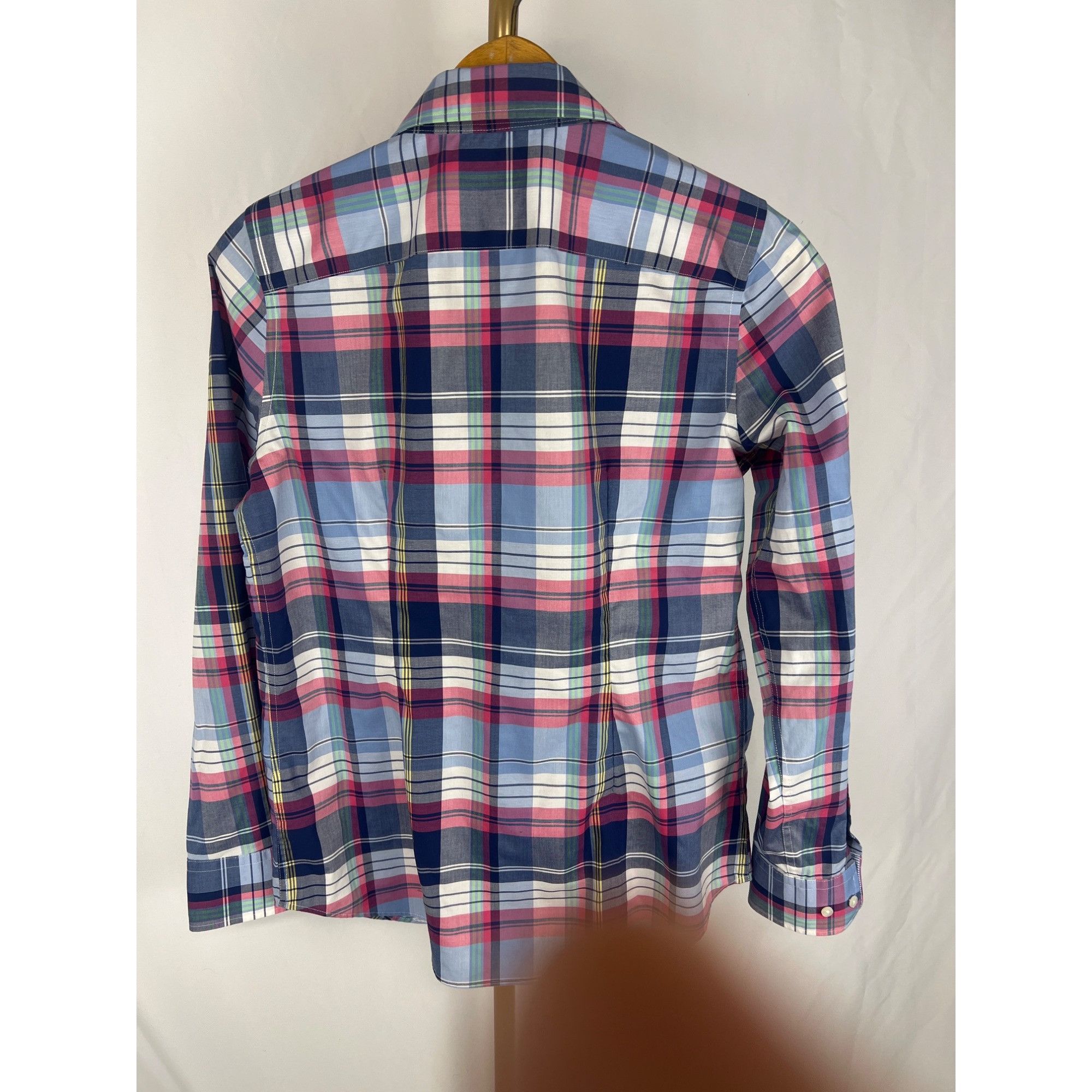 Chaps Chaps women’s No Iron M Medium Plaid Button-Down Shirt 100% Size M / US 6-8 / IT 42-44 - 3 Thumbnail