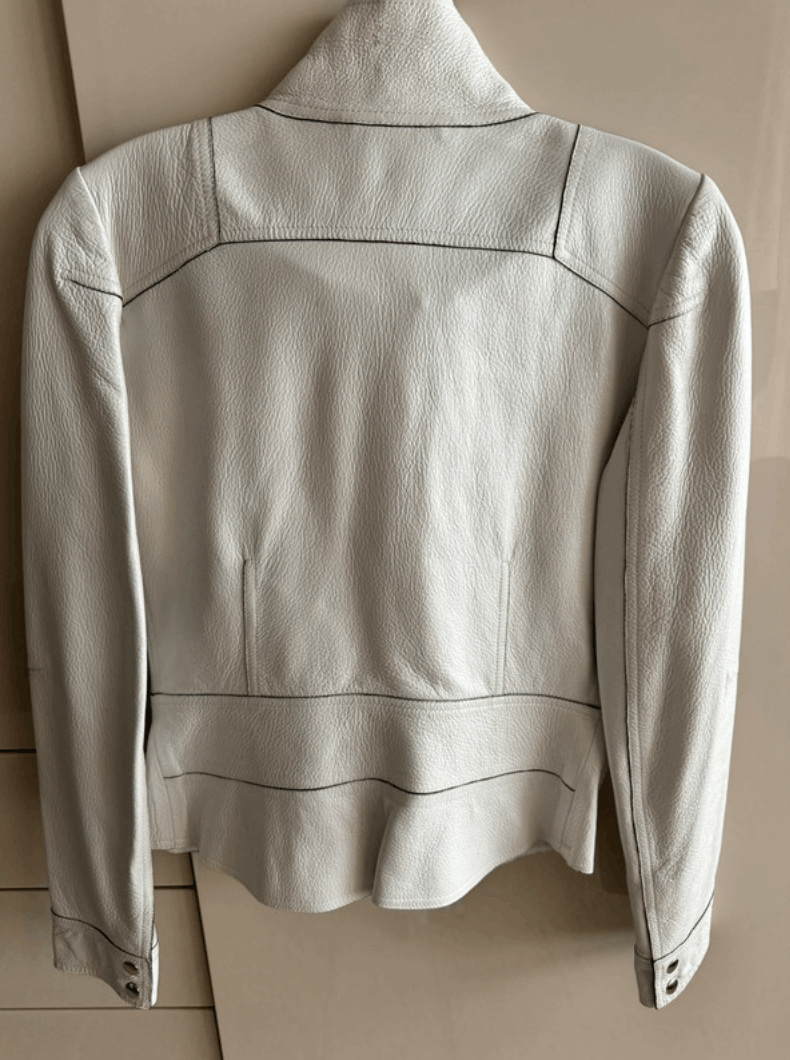 Gucci Gucci Jacket Leather Coat Bike Biker Blazer Vintage EX0002 Size S / US 4 / IT 40 - 3 Thumbnail