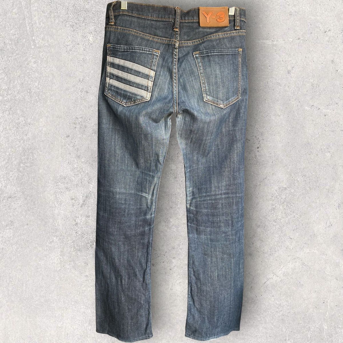 Yohji Yamamoto Y3 Three Stripe Pocket Jeans Size US 30 / EU 46 - 2 Thumbnail