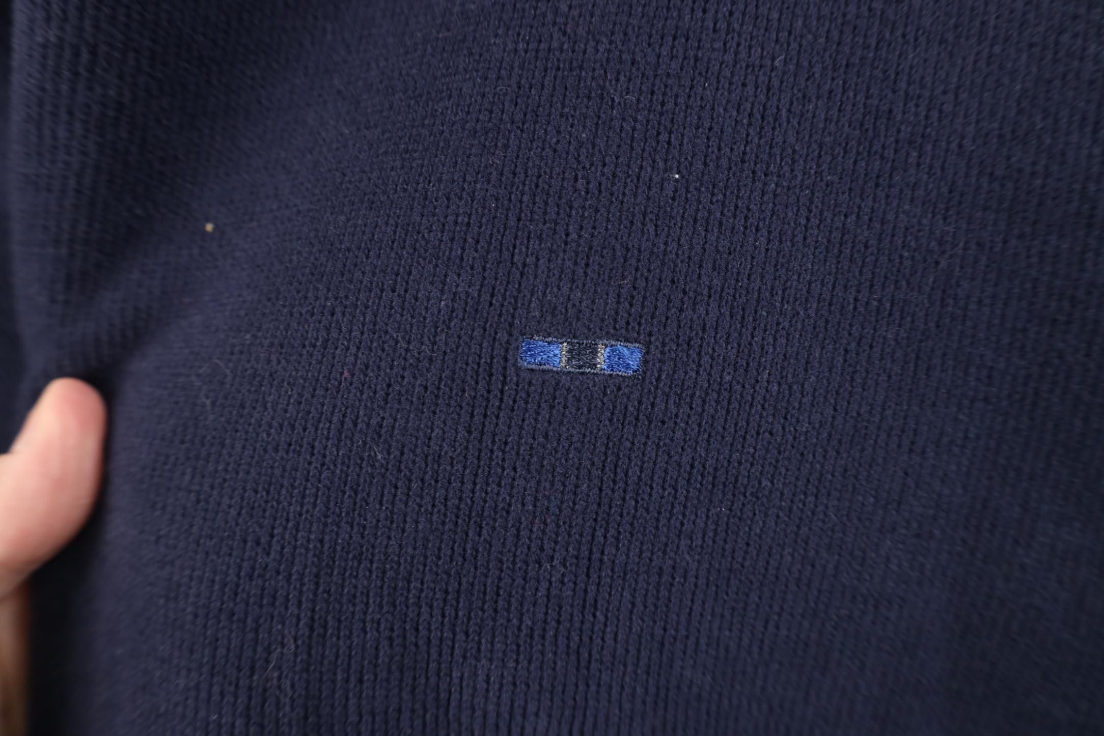 Vintage Vintage 90s Streetwear Ribbed Knit Henley T-Shirt Blue Size US XXL / EU 58 / 5 - 4 Thumbnail