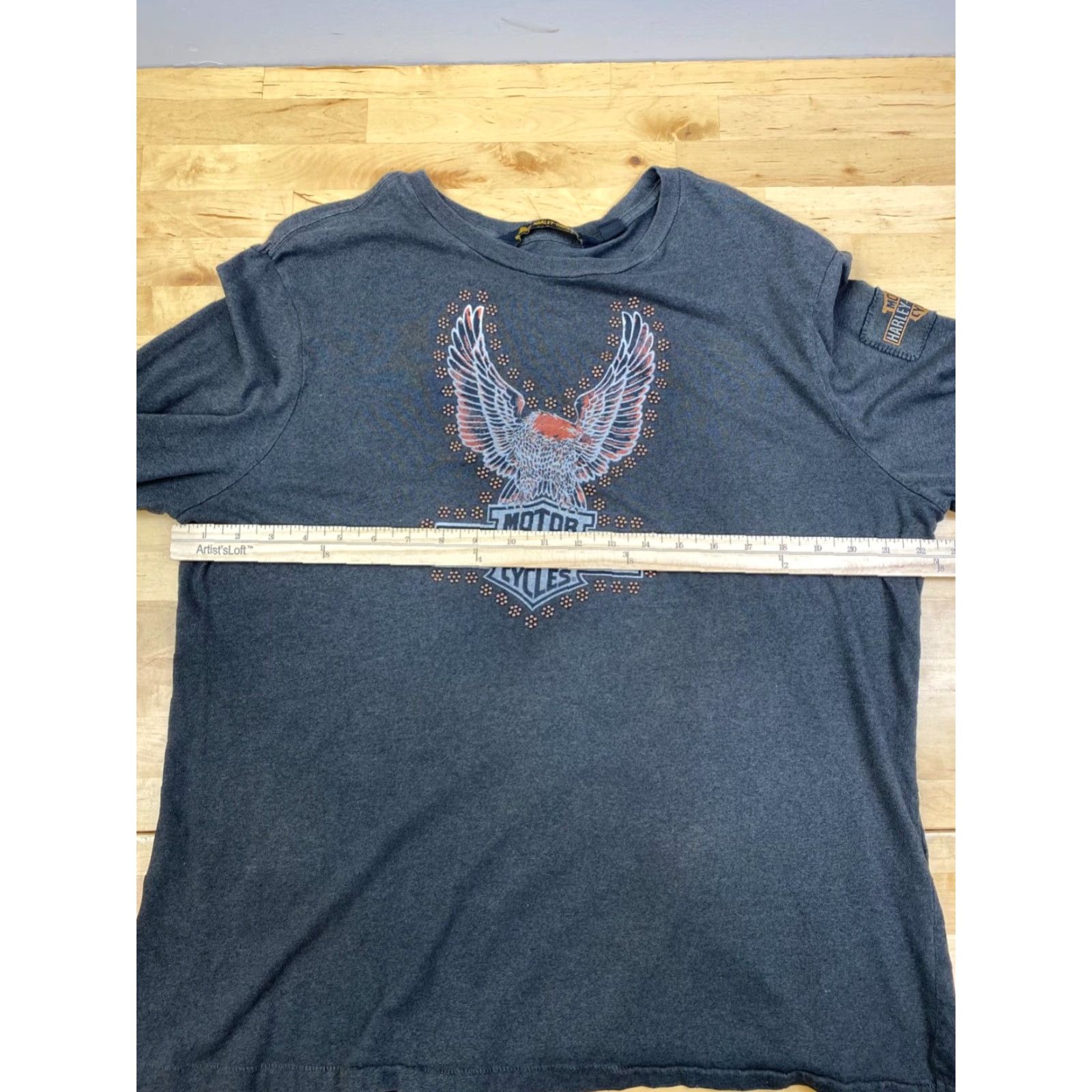Harley Davidson Harley Davidson Long Sleeve Shirt Womens 2XL Gray Casual Motorcycle Biker 10011 Size XXL / US 16-18 / IT 52-54 - 5 Thumbnail