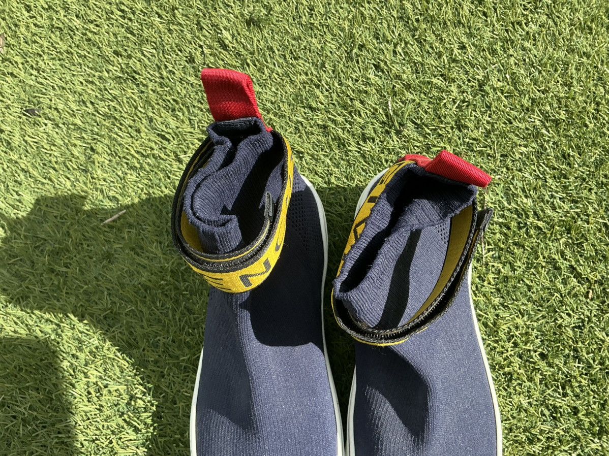 Designer × Givenchy Givenchy George V Sock Blue/Yellow Size US 10.5 / EU 43-44 - 5 Thumbnail