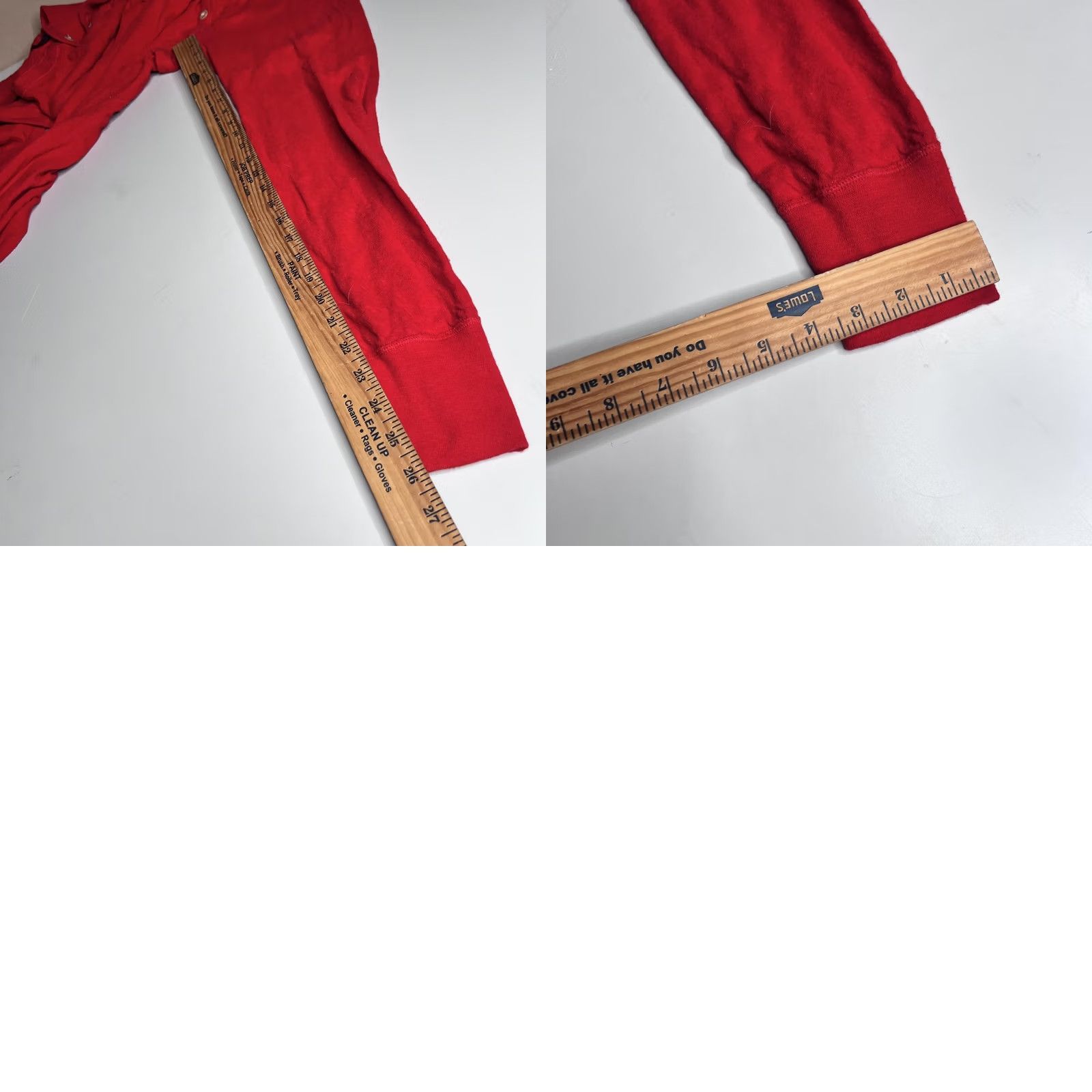 Vintage Duofold Long Johns Mens Small Red Thermal Union Suit One Piece USA Base Layer Size 36R - 9 Thumbnail
