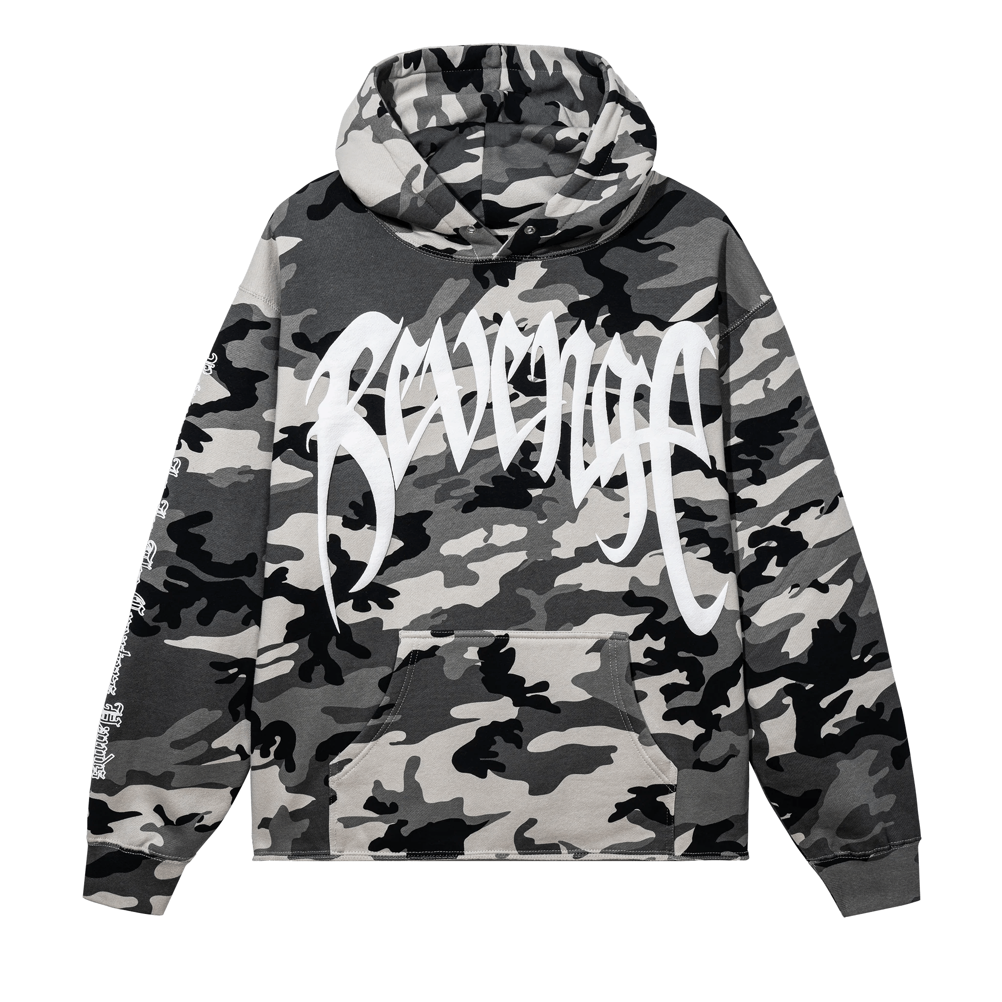 Revenge Revenge + XXXTENTANCION KILL HOODIE (SNOW CAMO) Size US XL / EU 56 / 4 - 6 Thumbnail