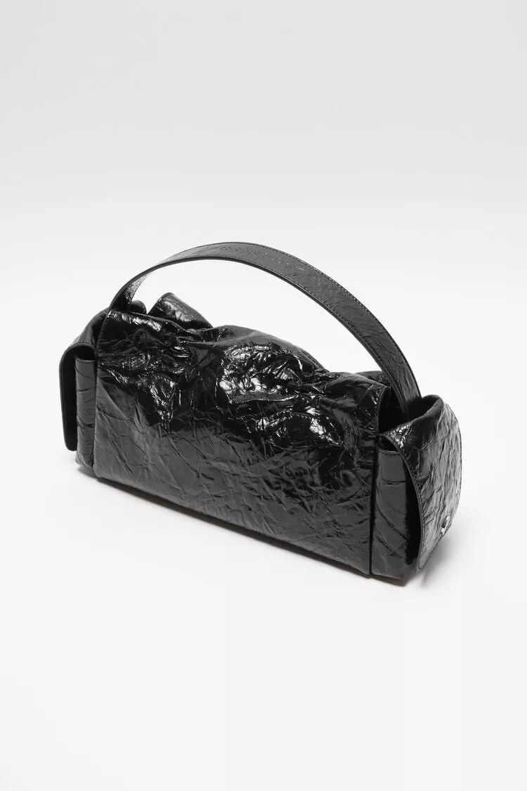 Adidas ACNE STUDIOS Multipocket Black Leather Top Handle Bag New Size ONE SIZE - 2 Thumbnail