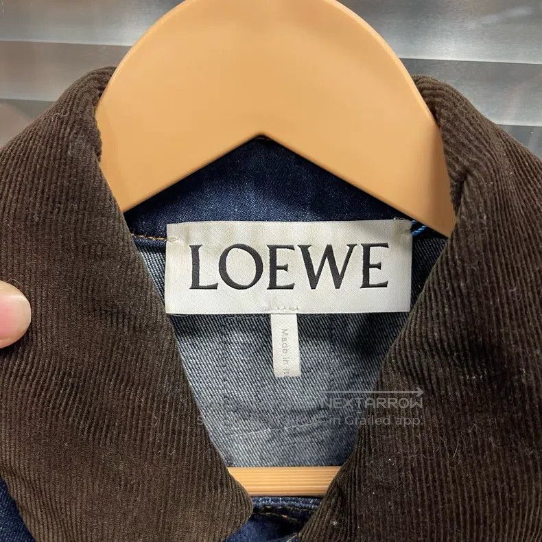 Loewe Loewe 23ss Single Breasted Lapel Long Sleeve Denim Jacket Size US S / EU 44-46 / 1 - 4 Thumbnail