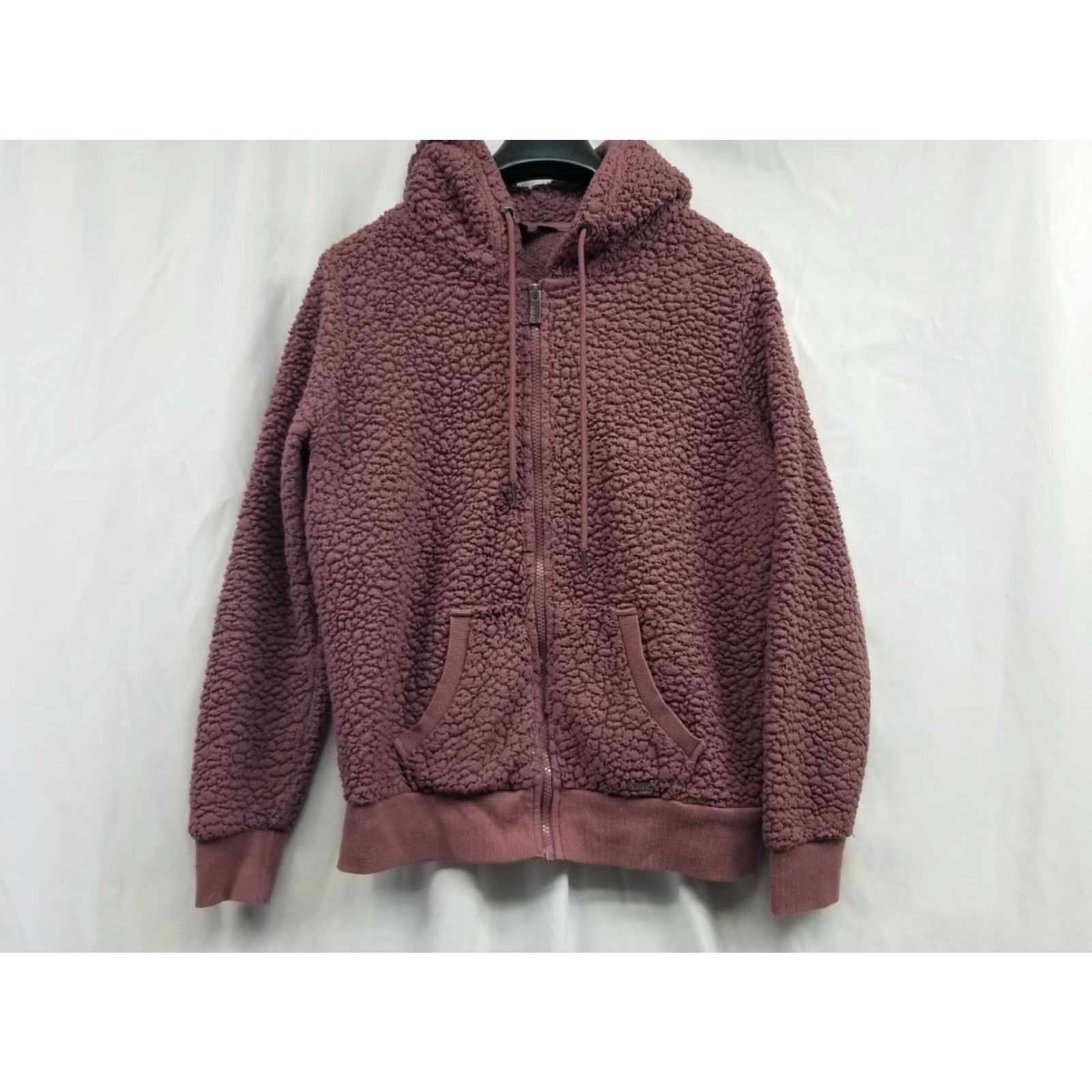 Vintage Marc New York Sherpa Full Zip Hoodie Jacket Sweater Pink Mauve Womens Size Small Size S / US 4 / IT 40 - 3 Thumbnail