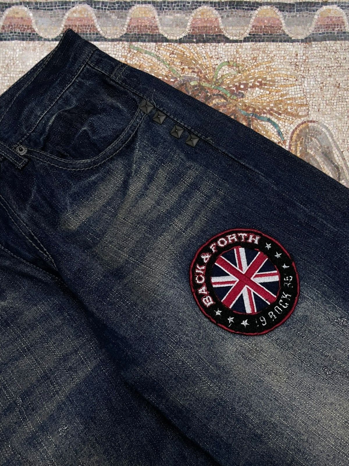 Hysteric Glamour Vintage Og 90s Designer Japan Back & Forth Distressed Denim Size US 31 - 8 Thumbnail