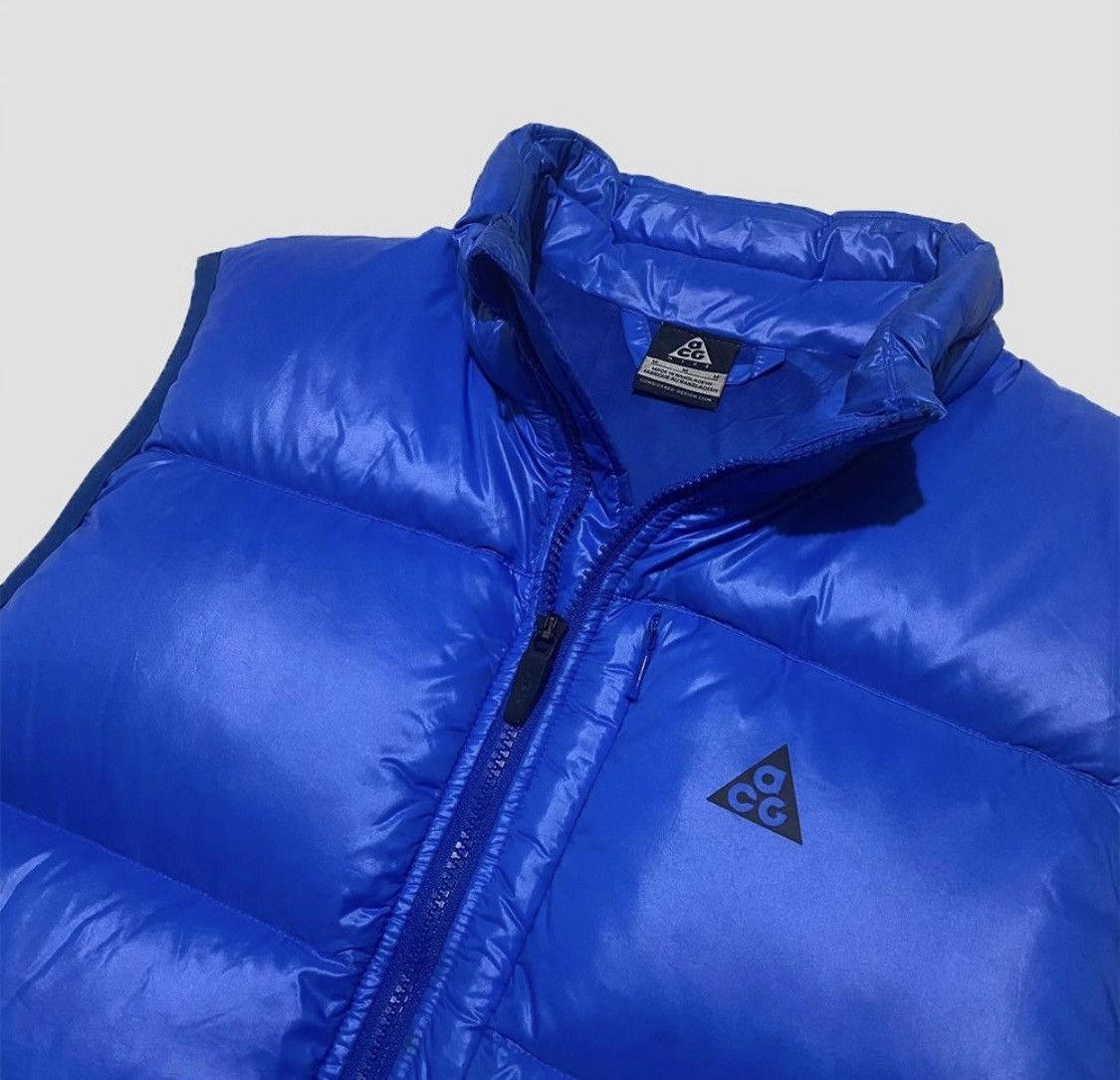 image of Vest Nike Acg Fp 550 Down Jacket in Blue, Men's (Size Medium)