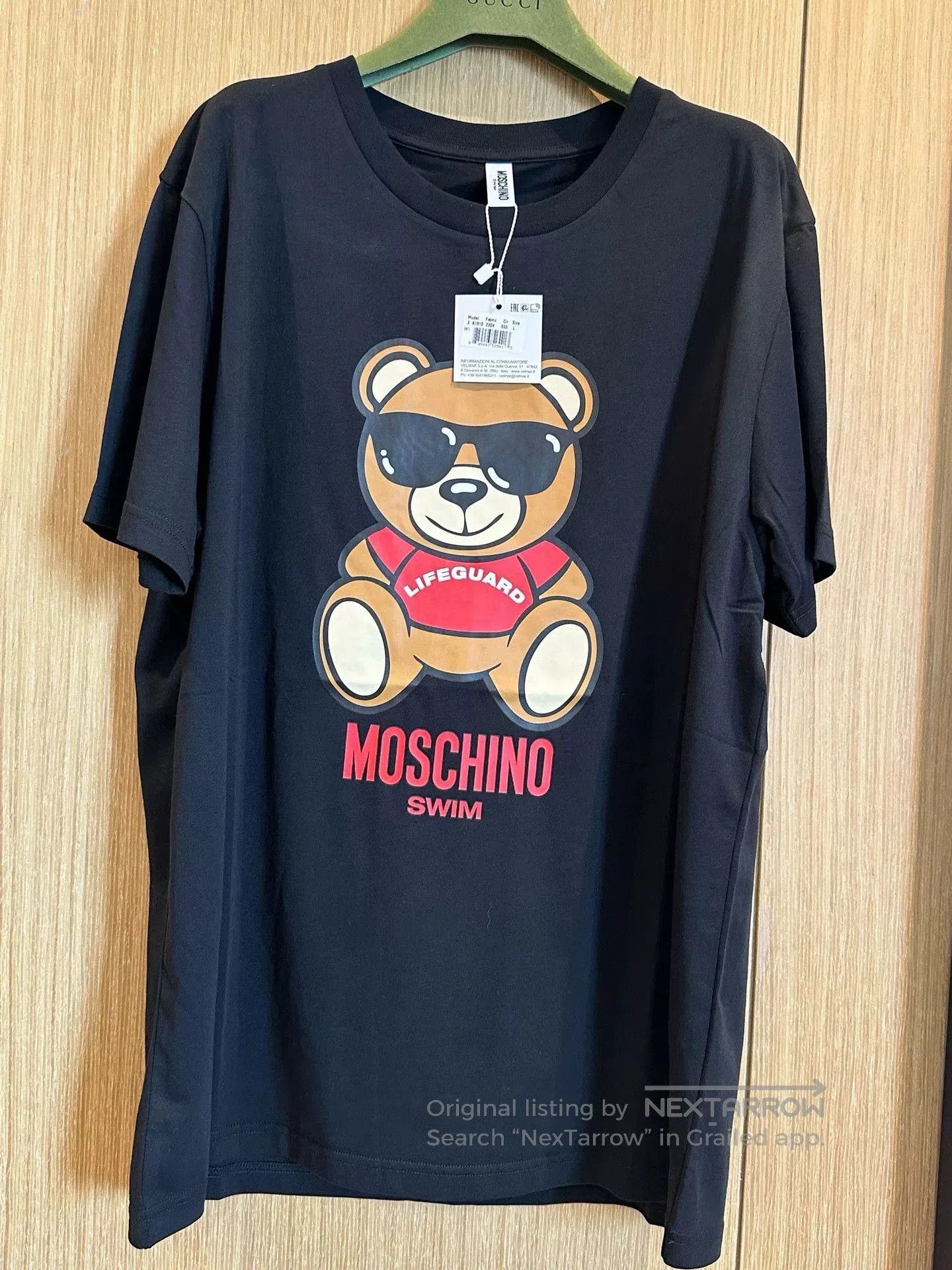 Moschino Moschino Bear Cotton Short Sleeve T. Size US L / EU 52-54 / 3 - 1 Thumbnail