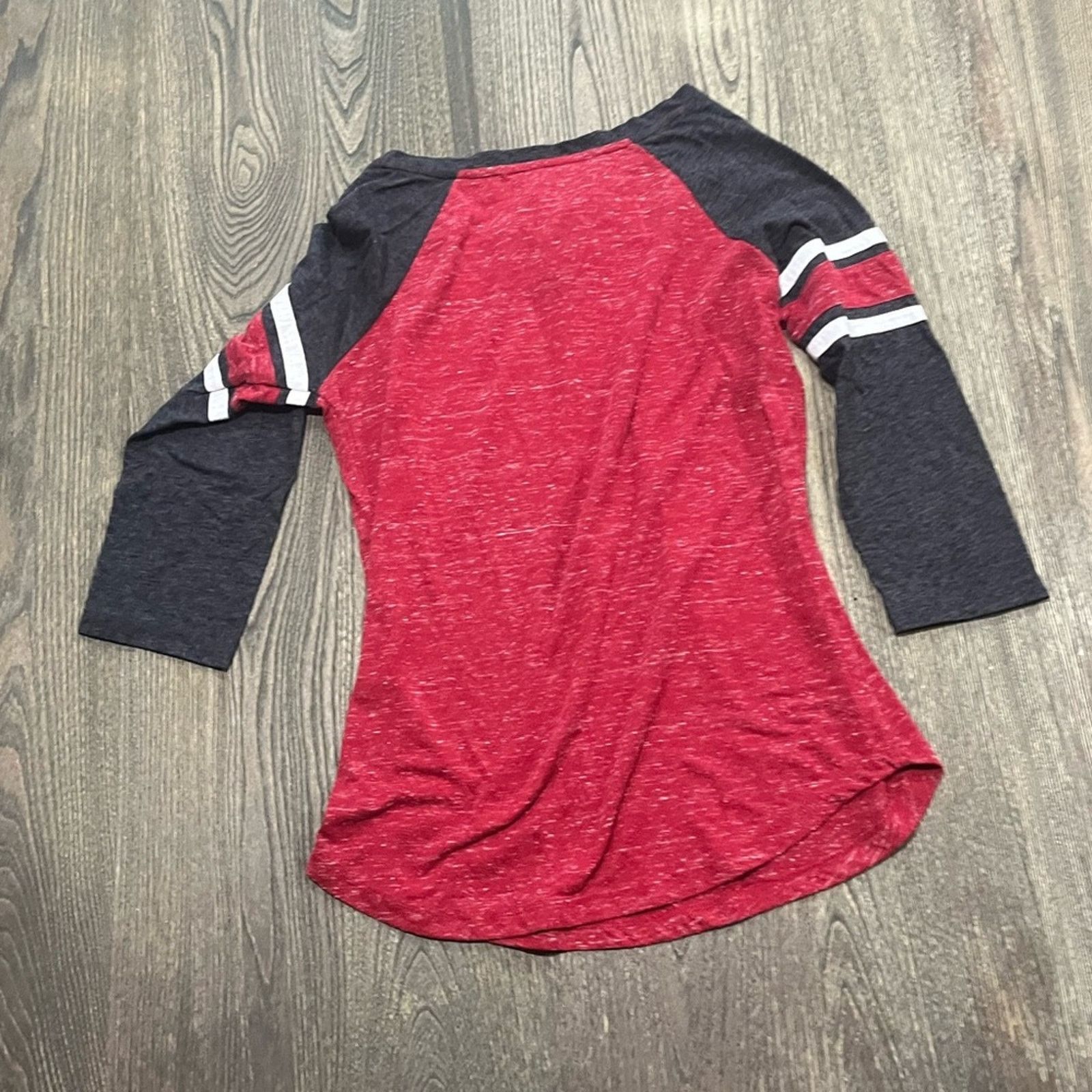 Vintage Colosseum Indiana Hoosiers Lace-Up T-Shirt Size S Size S / US 4 / IT 40 - 4 Thumbnail