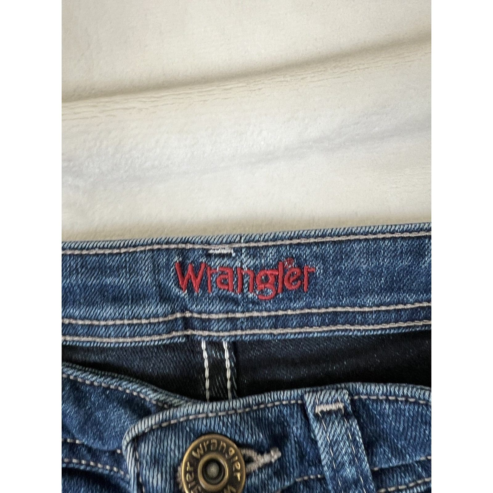Wrangler Vintage Wrangler Jeans Womens Size 8 Boot Cut Stretch Blue D Size 30" / US 8 / IT 44 - 3 Thumbnail