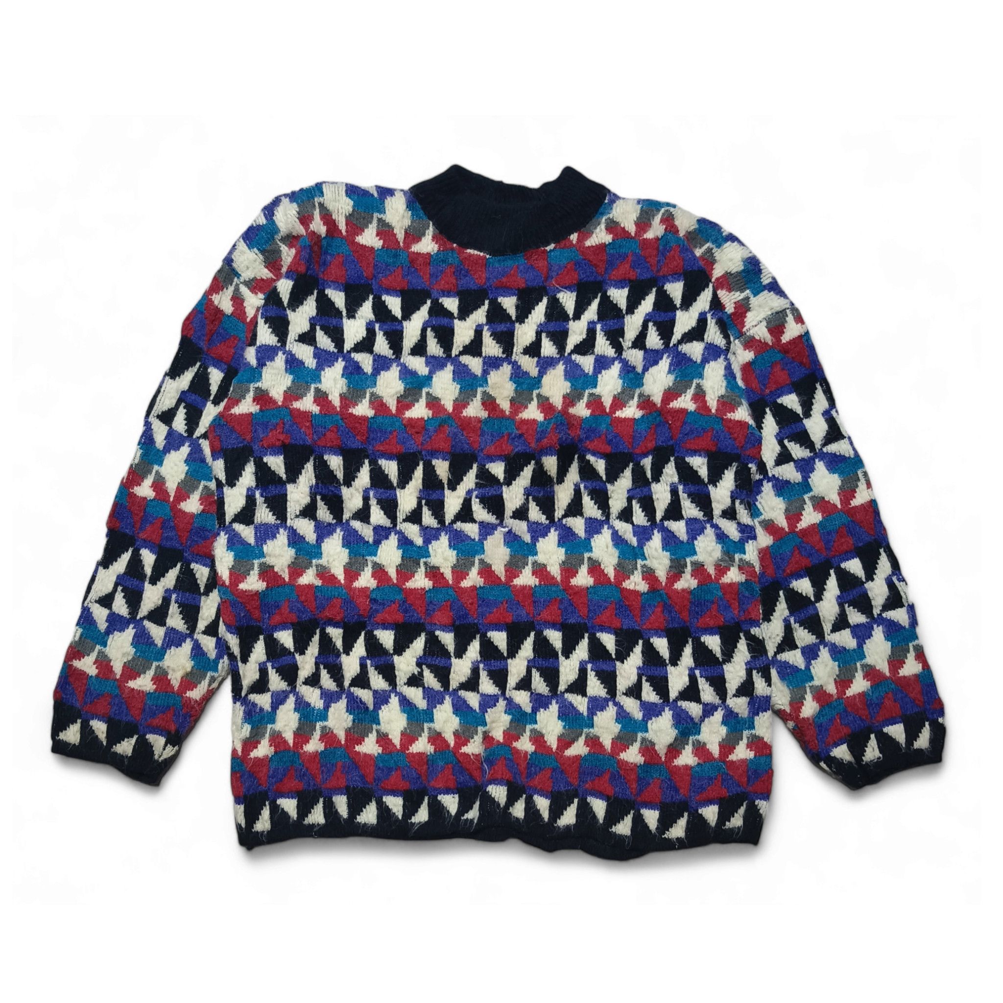 Other Vintage 80s KITTY HAWK WOMAN by Vivian Wang Knit Sweater Size XXL / US 16-18 / IT 52-54 - 1 Thumbnail