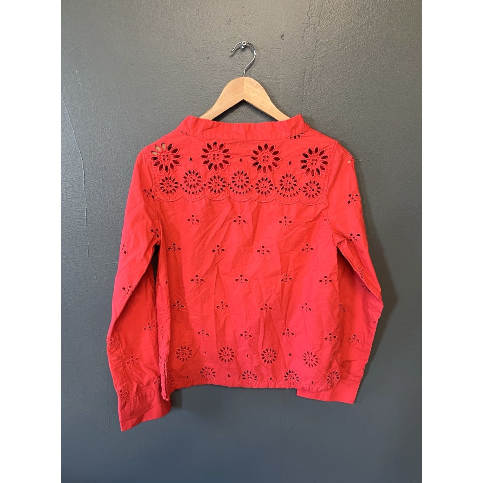 J.Crew J.Crew Blouse Womens Red Long Sleeve Size 2 Size XS / US 0-2 / IT 36-38 - 2 Thumbnail