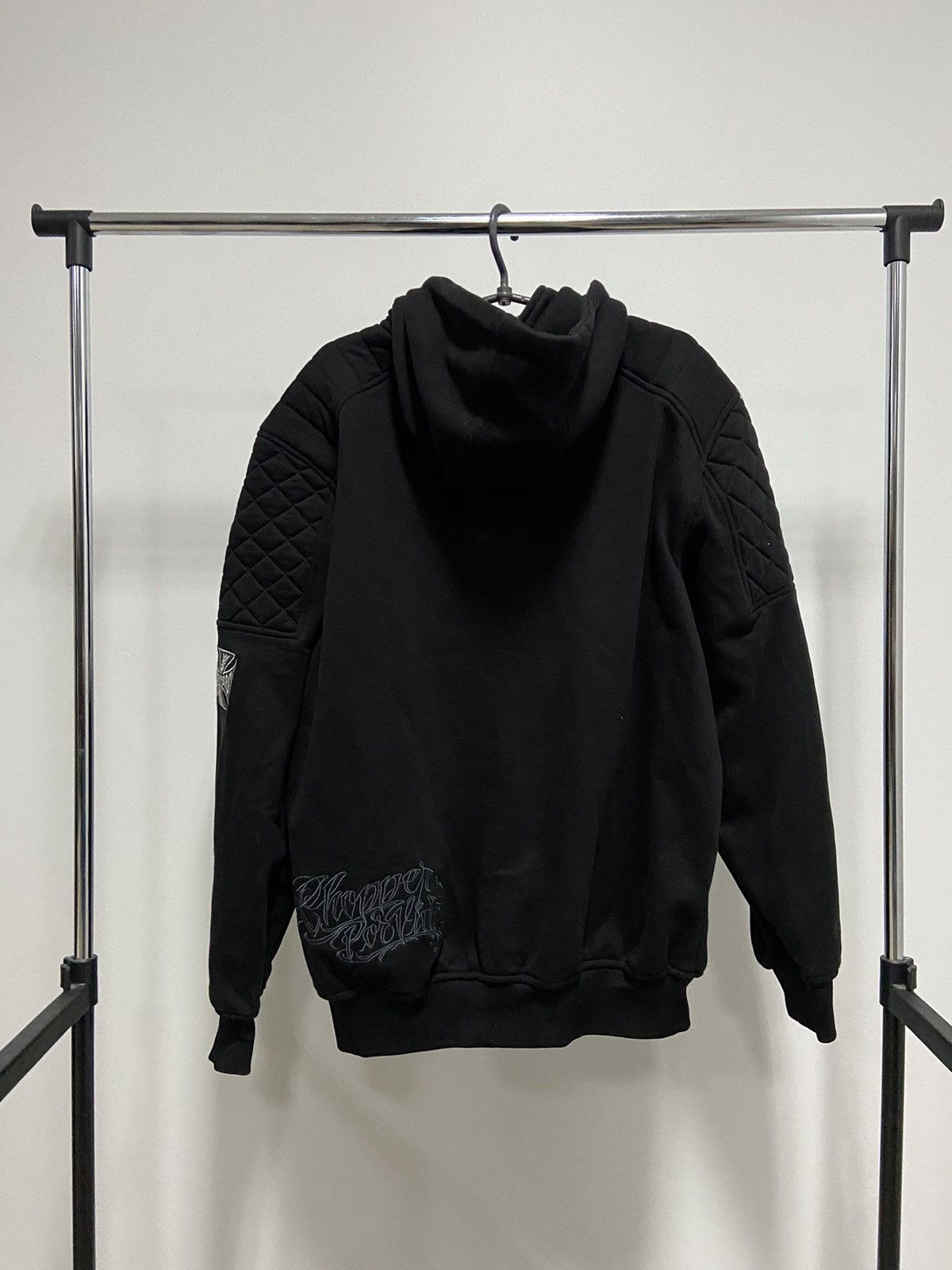 Vintage × West Coast Choppers West coast choppers zip hoodie big logo biker Moto vintage Size US XL / EU 56 / 4 - 3 Thumbnail