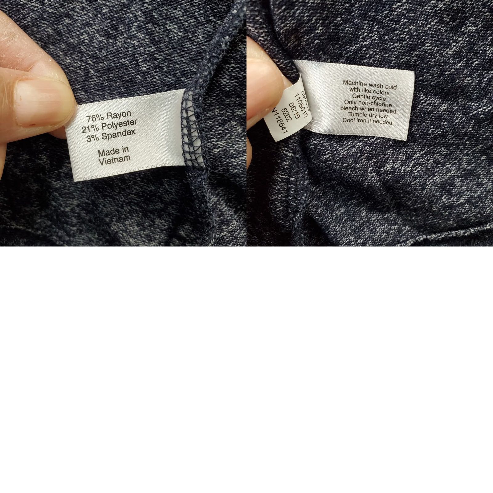 Vintage Lane Bryant Cardigan Womens Size 10/12 Gray Open Front Draped Pockets Knit Casual Womens Size L / US 10 / IT 46 - 8 Thumbnail