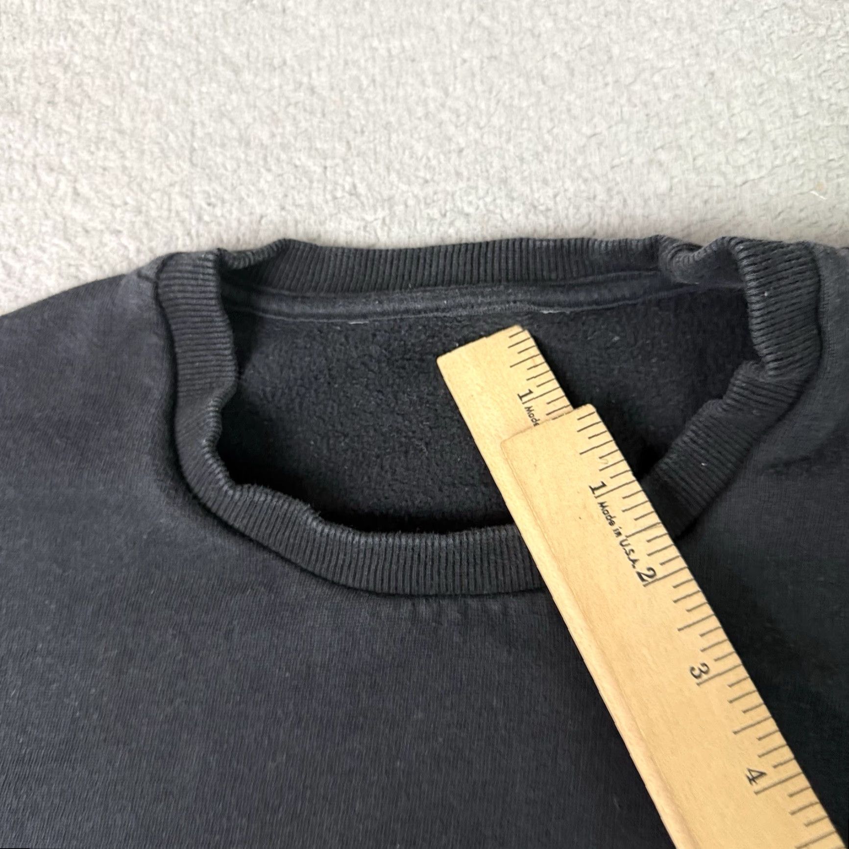 Eleven Paris VINTAGE Eleven Paris Sweatshirt Unisex Adults L Black Pullover Biker Club Eagle St. Honore - Size US L / EU 52-54 / 3 - 5 Thumbnail
