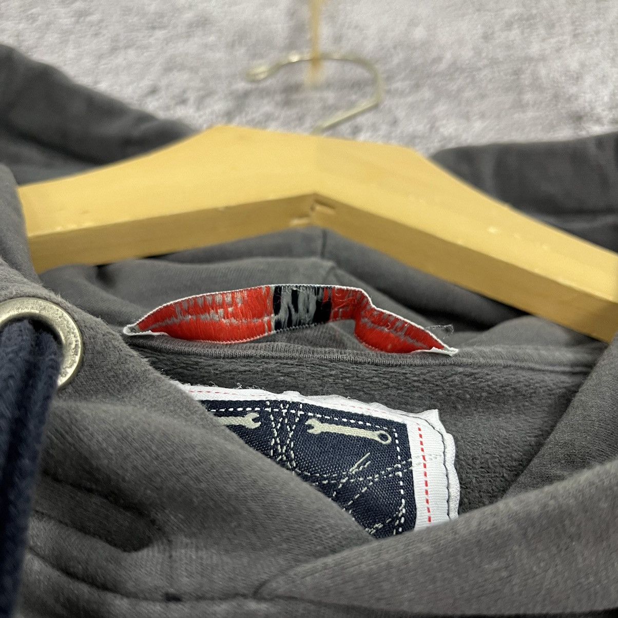 Designer × If Six Was Nine × Von Dutch 🗣️VINTAGE🗣️ Von Dutch Distressed Logo Grey Y2k archival Hoodie Size US M / EU 48-50 / 2 - 7 Thumbnail