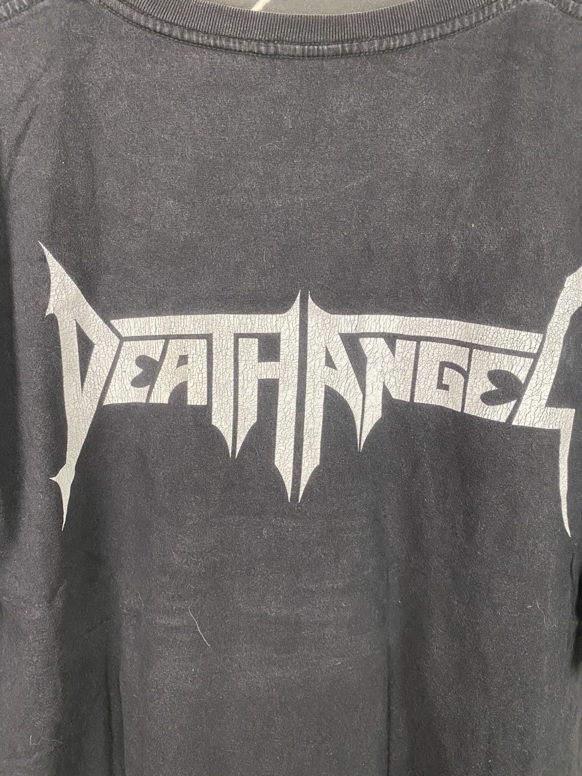 Band Tees Death Angel Thrash Metal The Evil Divide (Faded/Distressed) Size US L / EU 52-54 / 3 - 8 Thumbnail