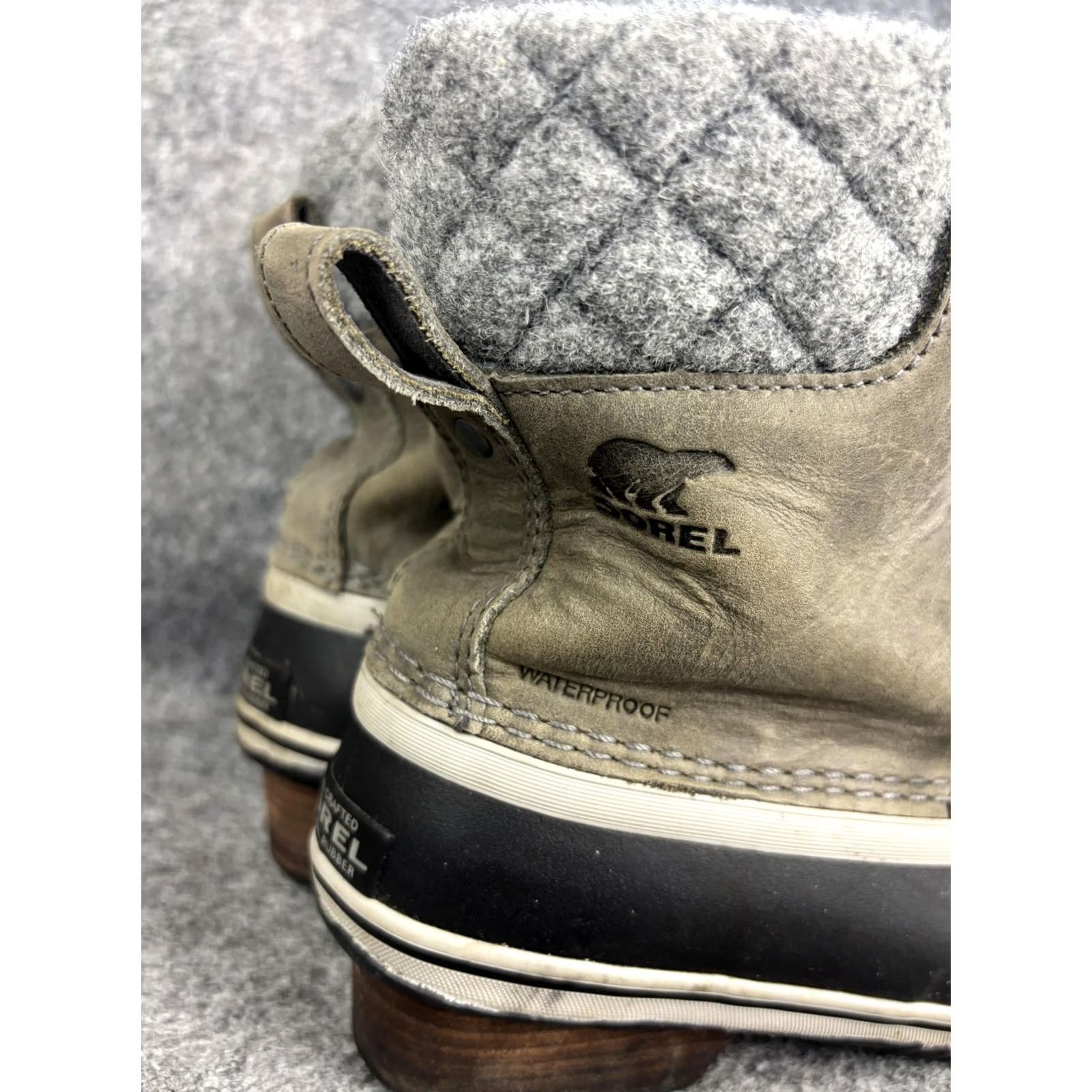 SOREL Sorel Slimpack II Lace Boots Womens 6.5 Brown Gray Waterproof Winter Snow Size US 7 / IT 37 - 4 Thumbnail