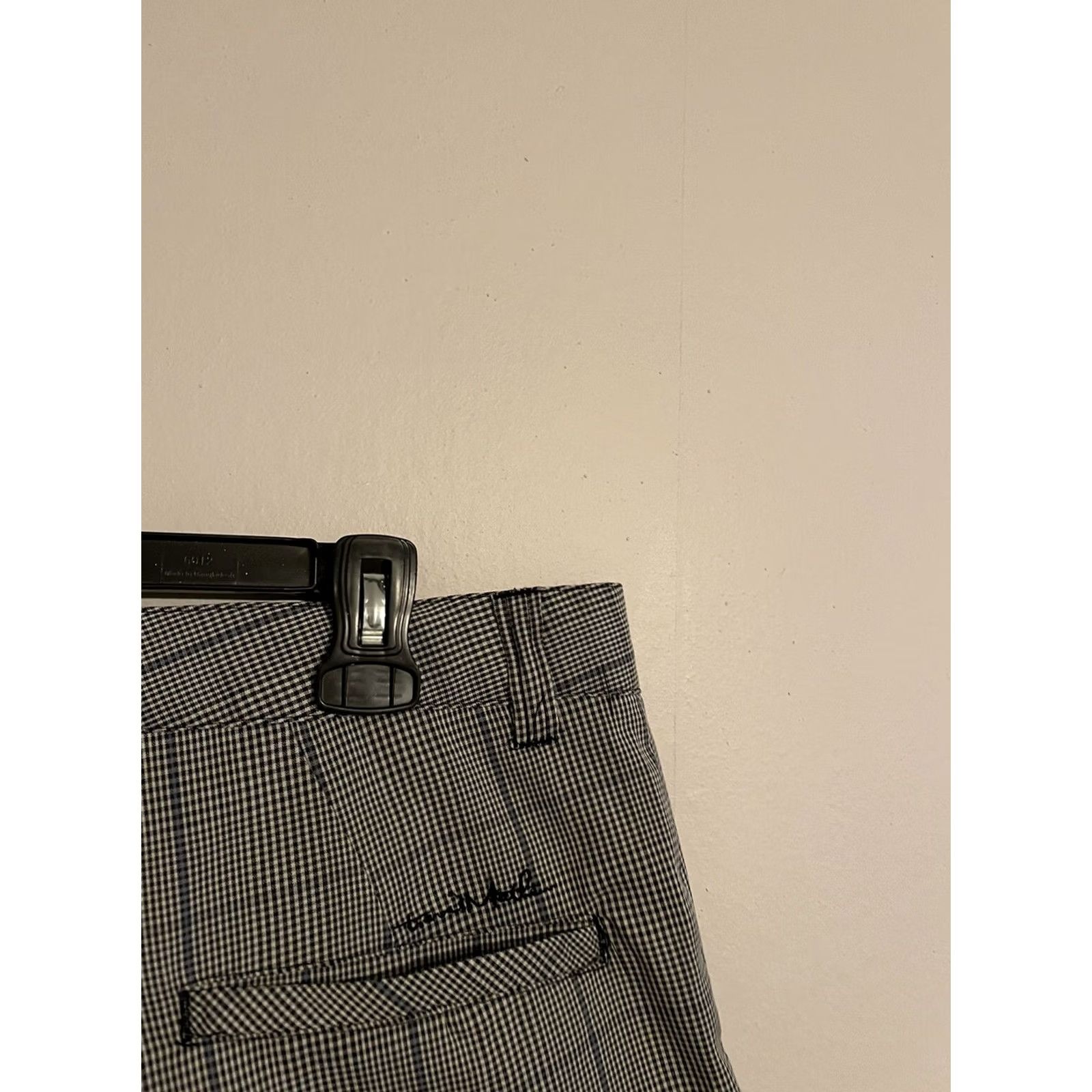 TravisMathew Travis Mathew Golf Shorts Mens 38 Gray Plaid Stretch Athletic Size US 38 / EU 54 - 4 Thumbnail