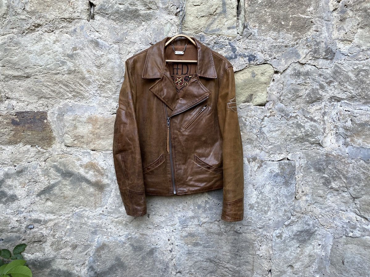 Harley Davidson Retro Style 30s 40s Biker Leather Jacket