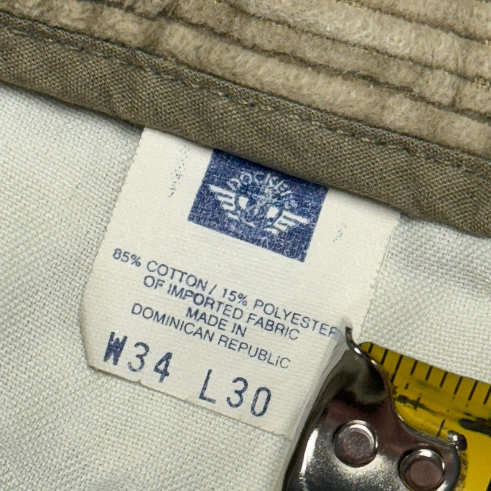 Dockers Dockers Corduroy Pants Mens 34x30 Brown Size US 34 / EU 50 - 10 Thumbnail