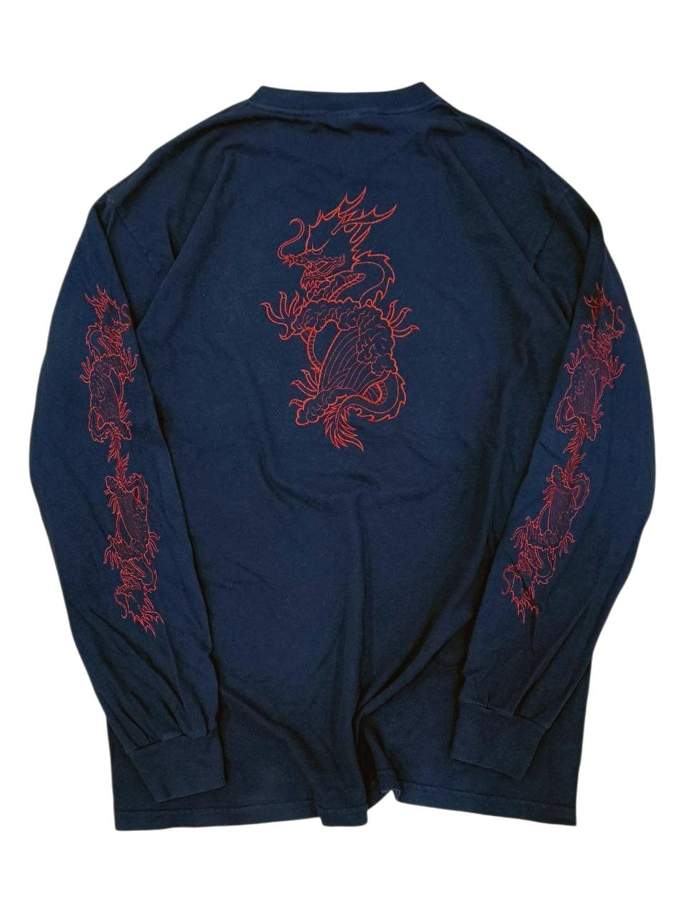 Rare Vintage 90s Bullhead Dragon Ls Tee Jnco Sohk Stussy