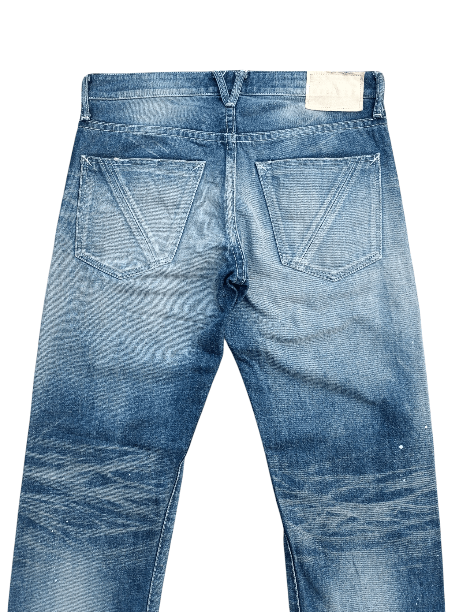 Japanese Brand VANQUISH Tokyo Japan Whiskers Painted Rare Design Jeans Size US 32 / EU 48 - 17 Thumbnail