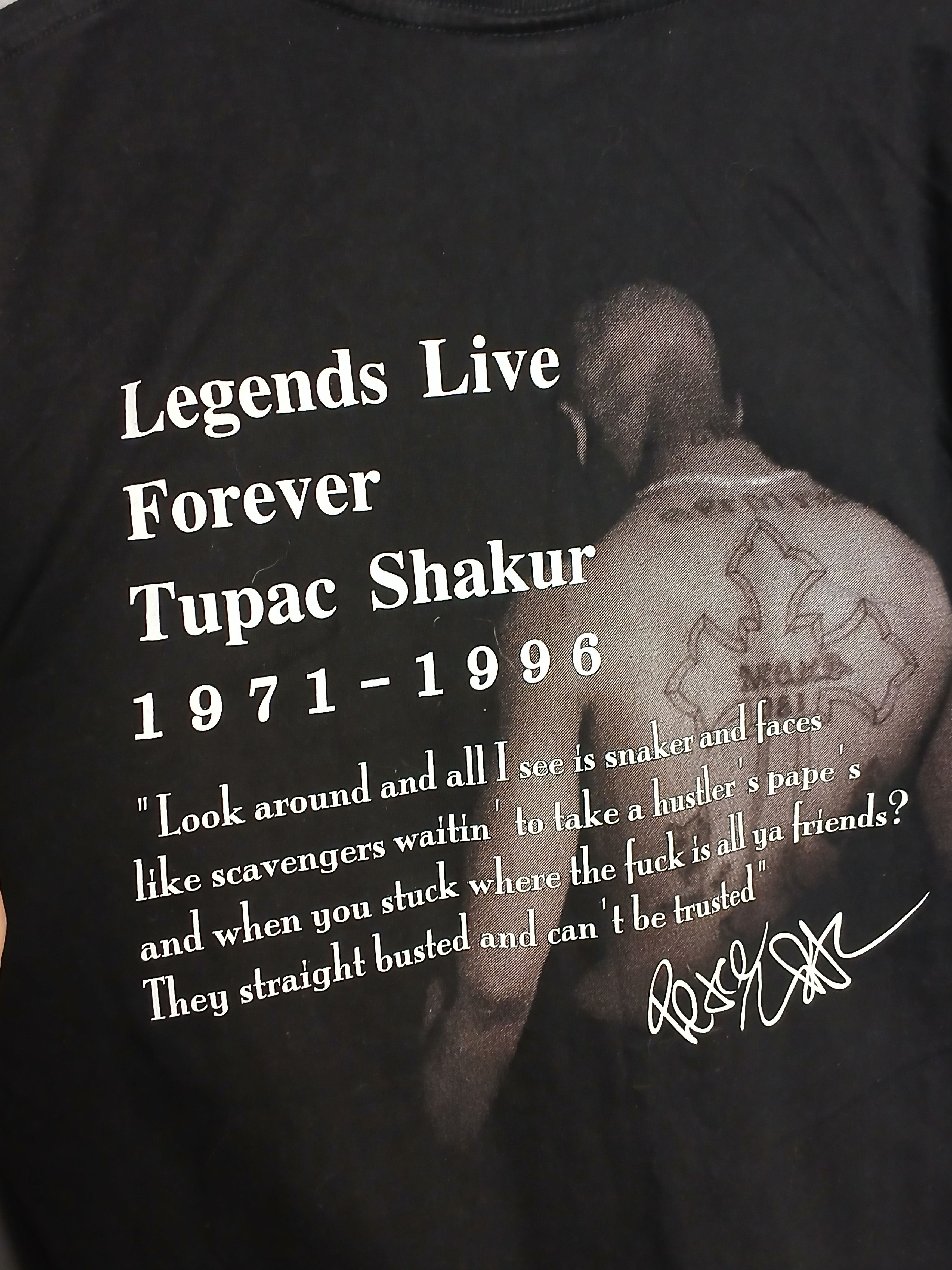 Rap Tees 2Pac Tupac T-Shirt Size US M / EU 48-50 / 2 - 4 Thumbnail