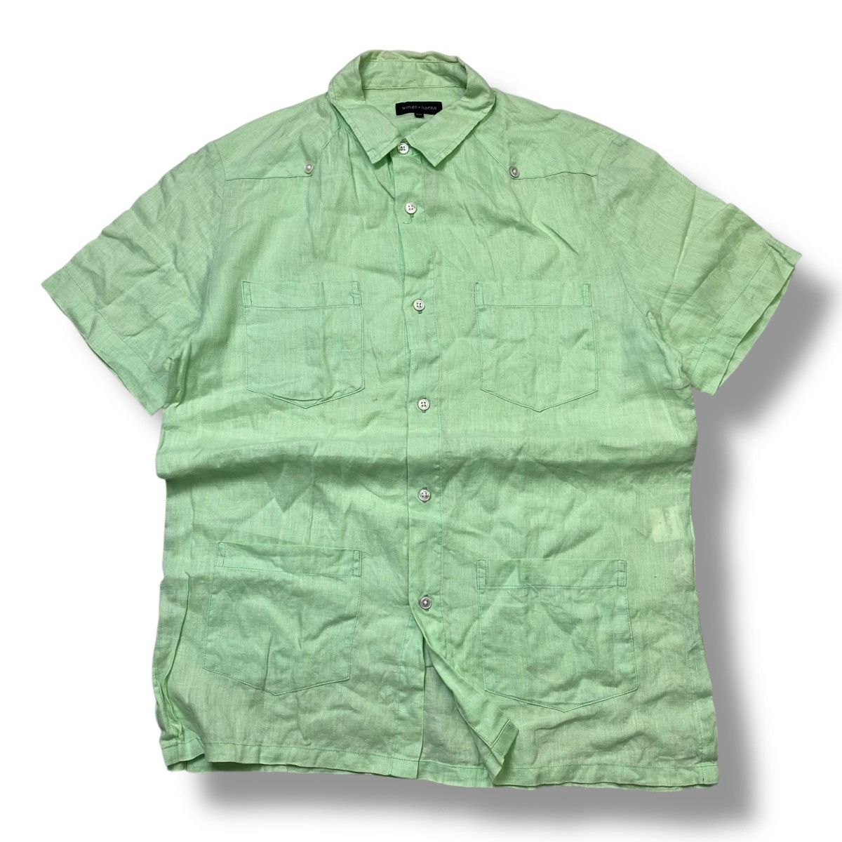 Wings + Horns Wings + Horns linen 4 pocket shirt Size US M / EU 48-50 / 2 - 1 Thumbnail