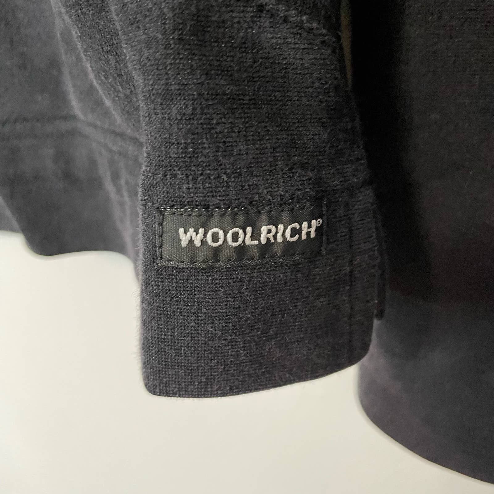 Woolrich Woolen Mills Woolrich Black Sweatshirt M Full Zip Hooded Casual Womens Size M / US 6-8 / IT 42-44 - 3 Thumbnail