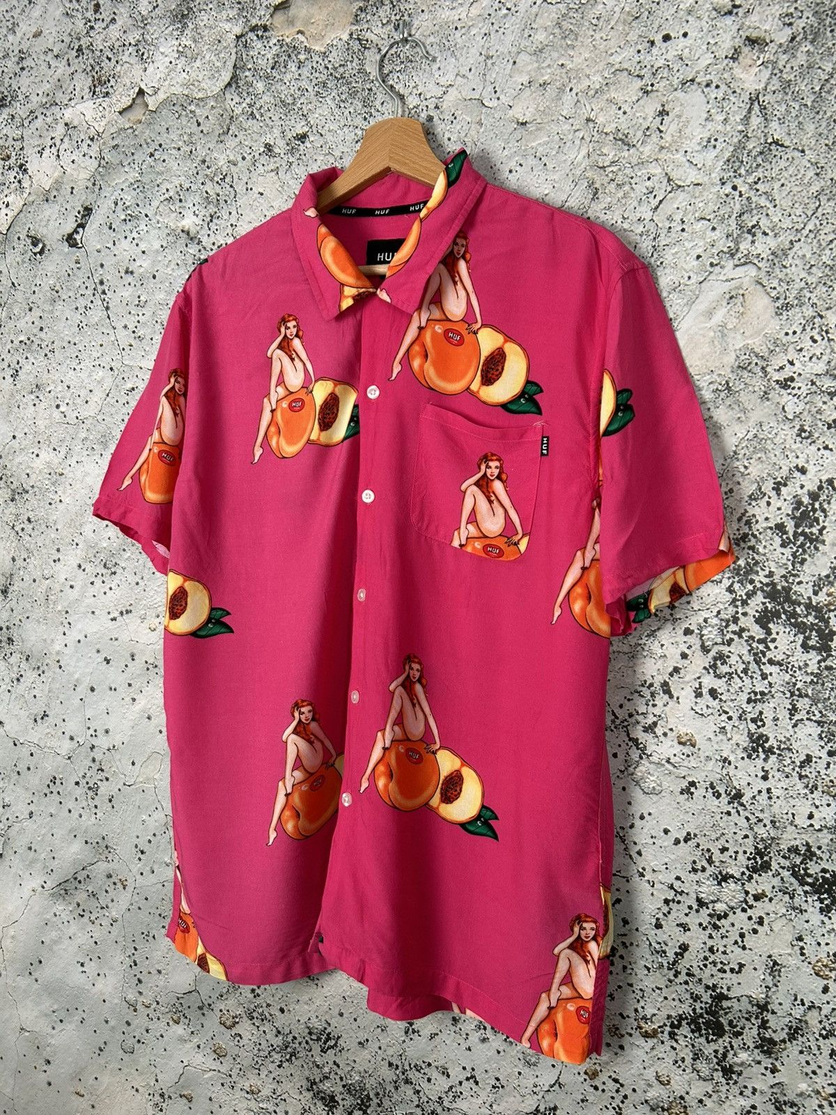 Huf HUF Skateboarding Hawaiian Crazy Shirt Skategang Hype Size US M / EU 48-50 / 2 - 2 Thumbnail
