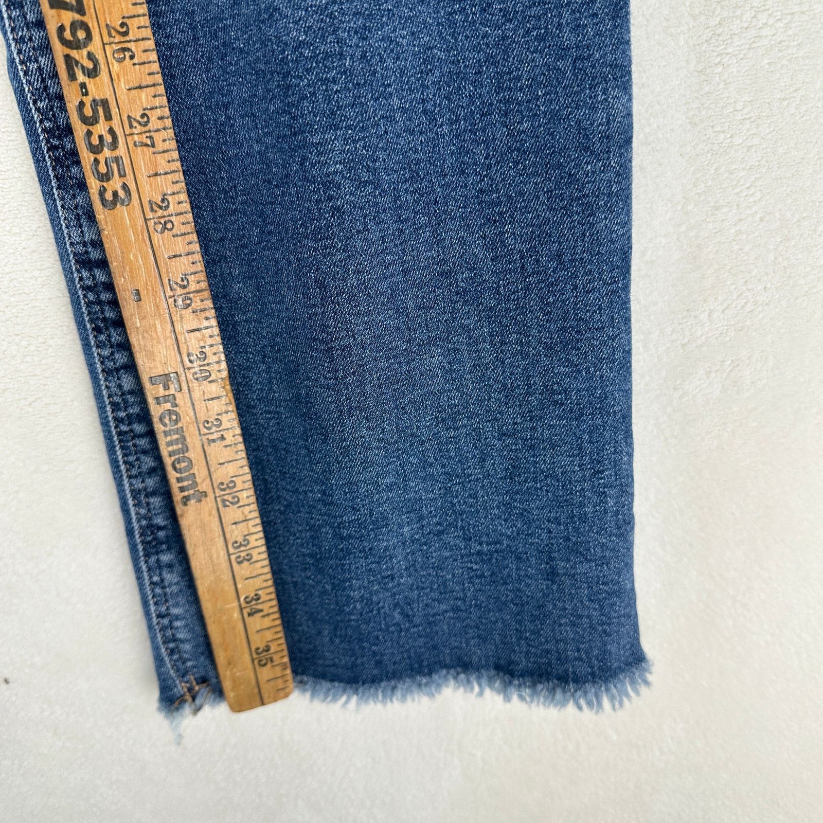 Joe's JOES WOMEN'S 32 THE CALLIE FRAYED HEM JEANS IN SOLSTICE 32 Size 32" / US 10 / IT 46 - 5 Thumbnail