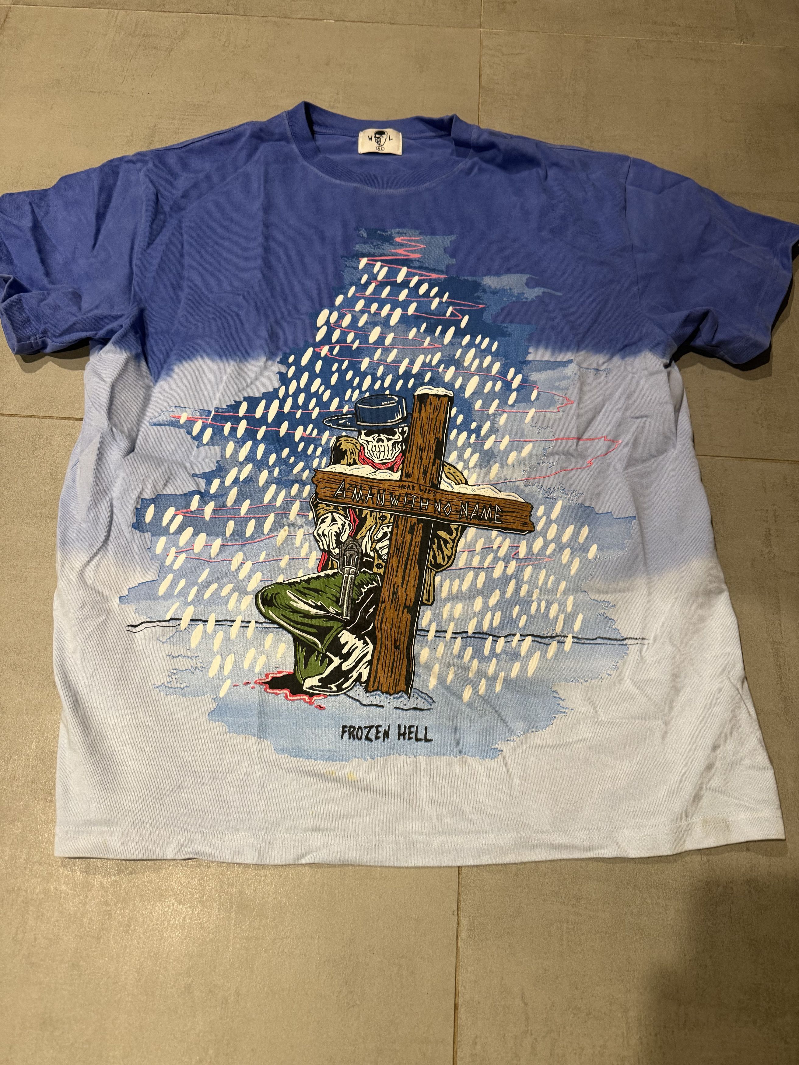 Warren Lotas Frozen Hell Tie Dye T-Shirt Size US XL / EU 56 / 4 - 2 Thumbnail