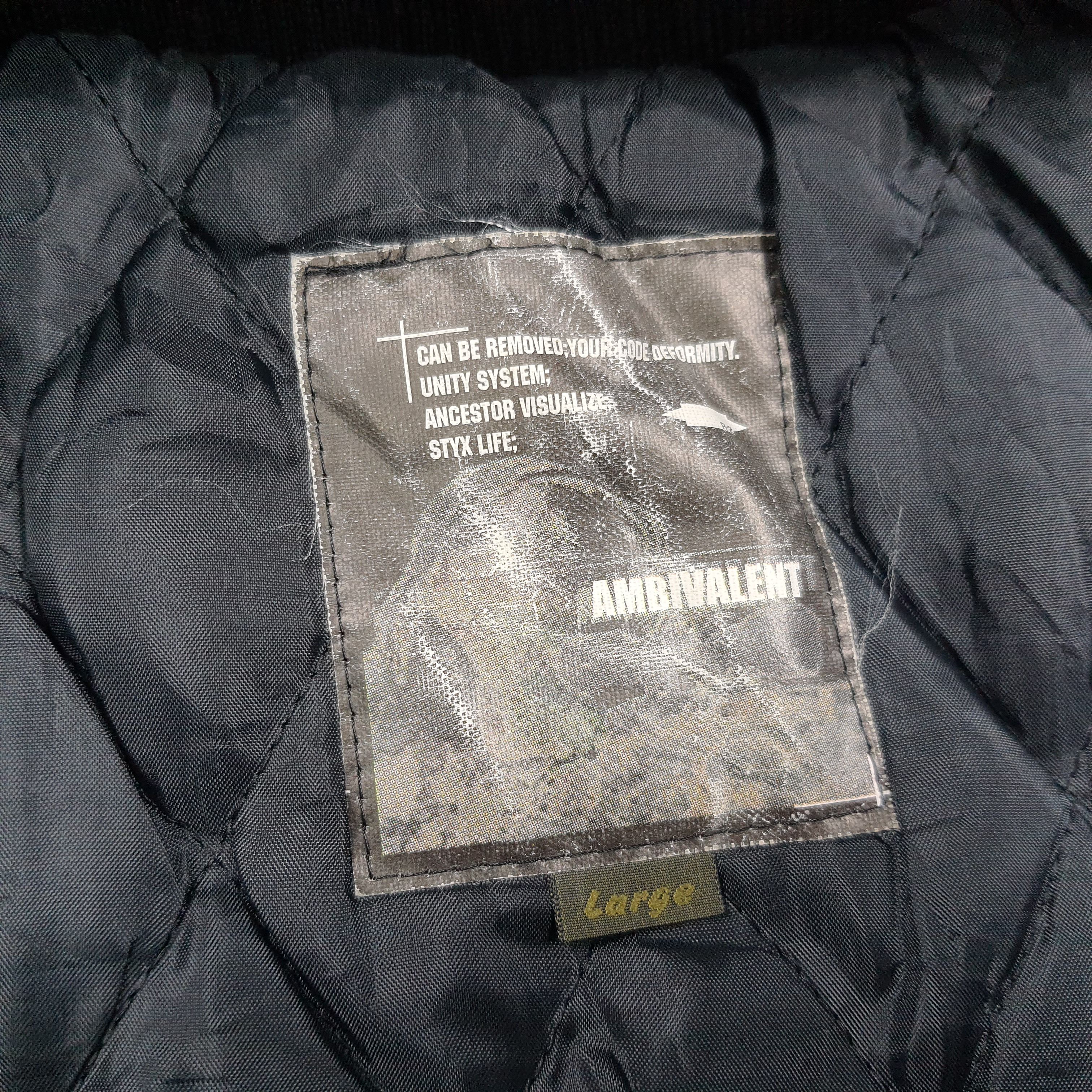 Japanese Brand Vintage Ambivalent Japan Varsity Leather Woll Jacket C278N12 Size US L / EU 52-54 / 3 - 8 Thumbnail
