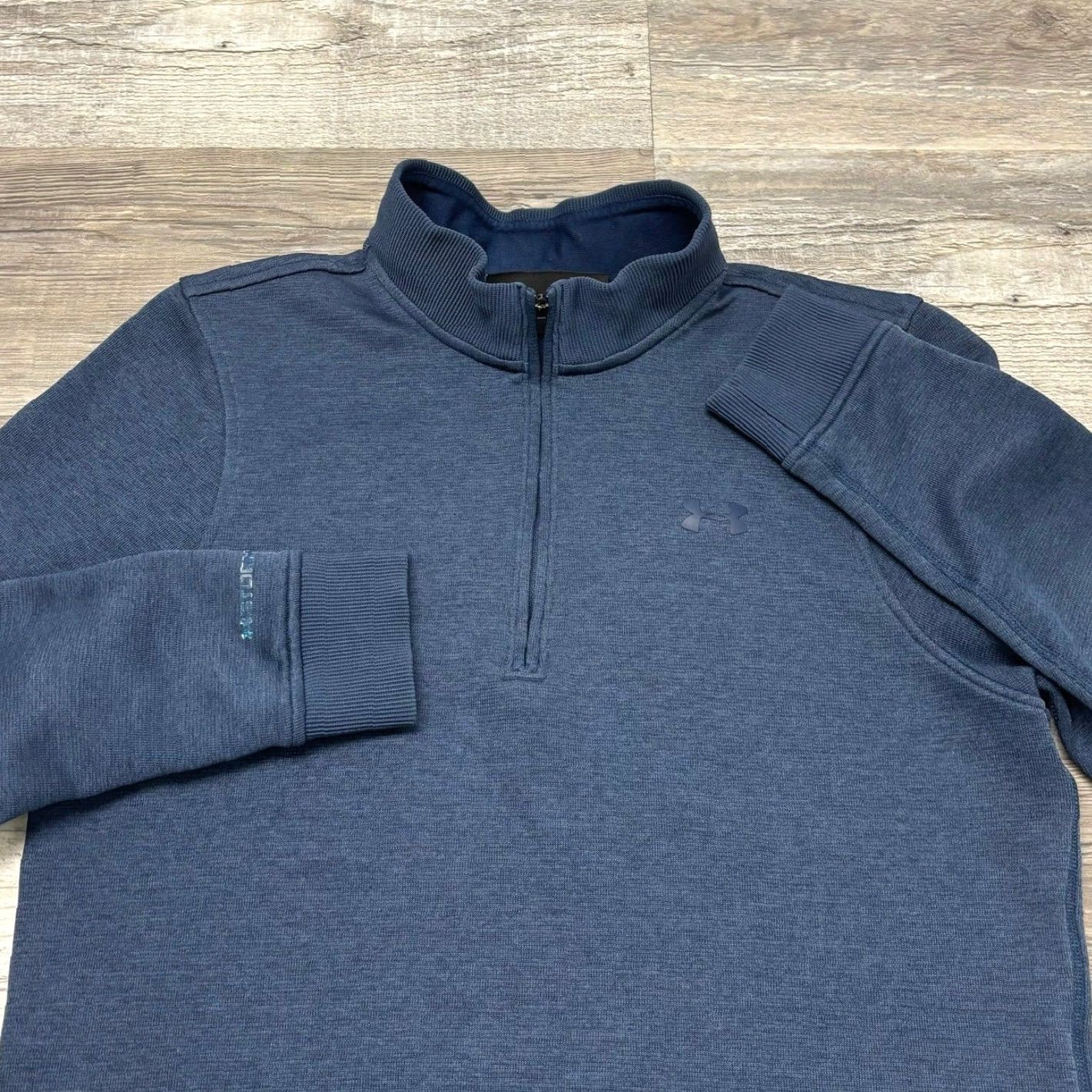 Under Armour VINTAGE Under Armour Storm Coldgear Blue Mens S Jacket Size US S / EU 44-46 / 1 - 2 Thumbnail