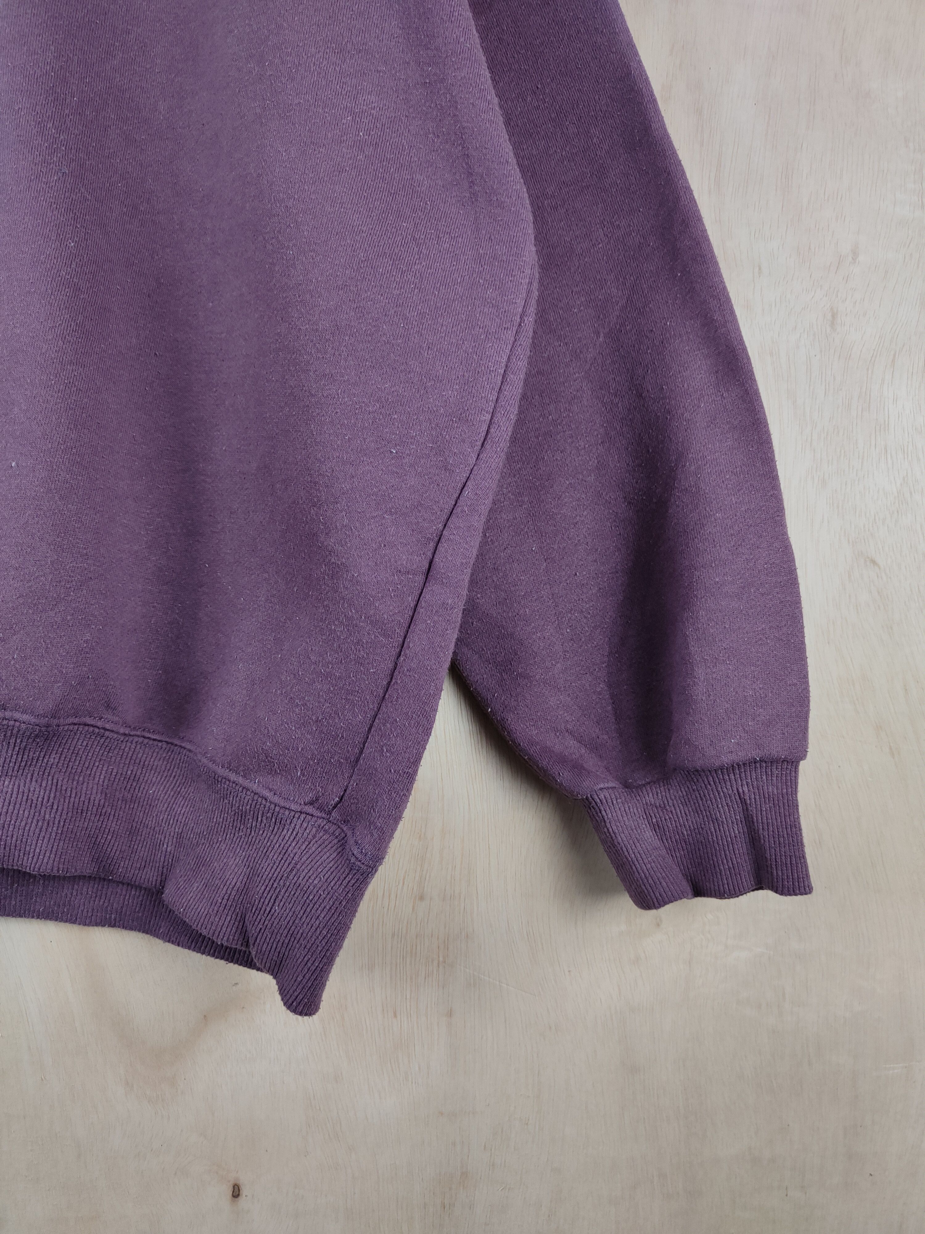 Japanese Brand × Vintage Kutir baby shit Dark Purple baggie Sweatshirts #S2583 Size US M / EU 48-50 / 2 - 7 Thumbnail
