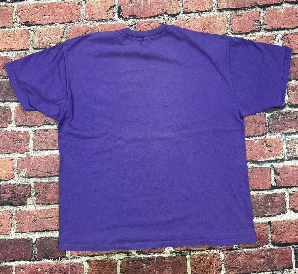 Hanes Vintage Hanes Beefy-T Blank T Shirt Purple Single Stitch 90s Size US XXL / EU 58 / 5 - 2 Thumbnail
