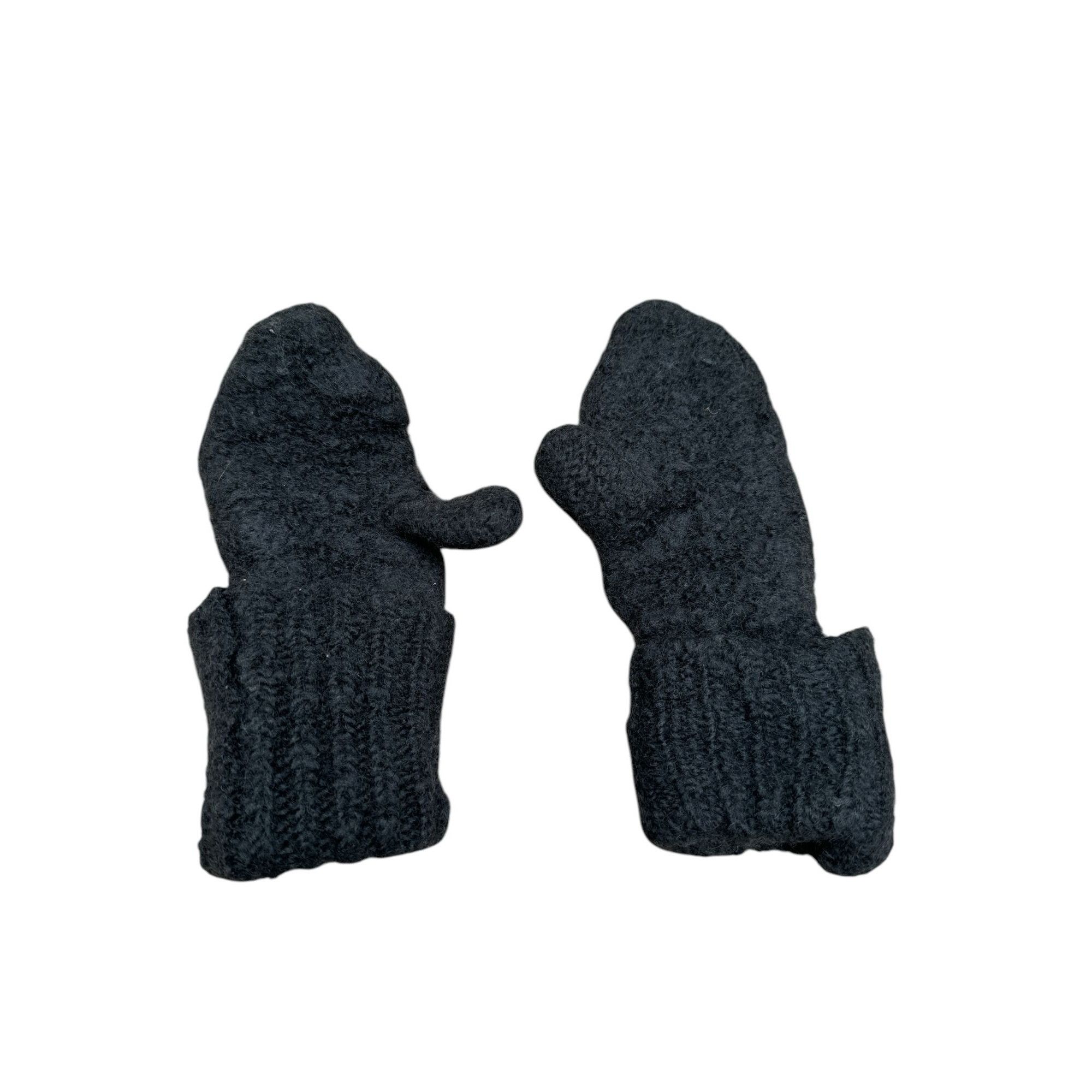 Maison Margiela Grey Wool Gloves Size ONE SIZE - 2 Thumbnail