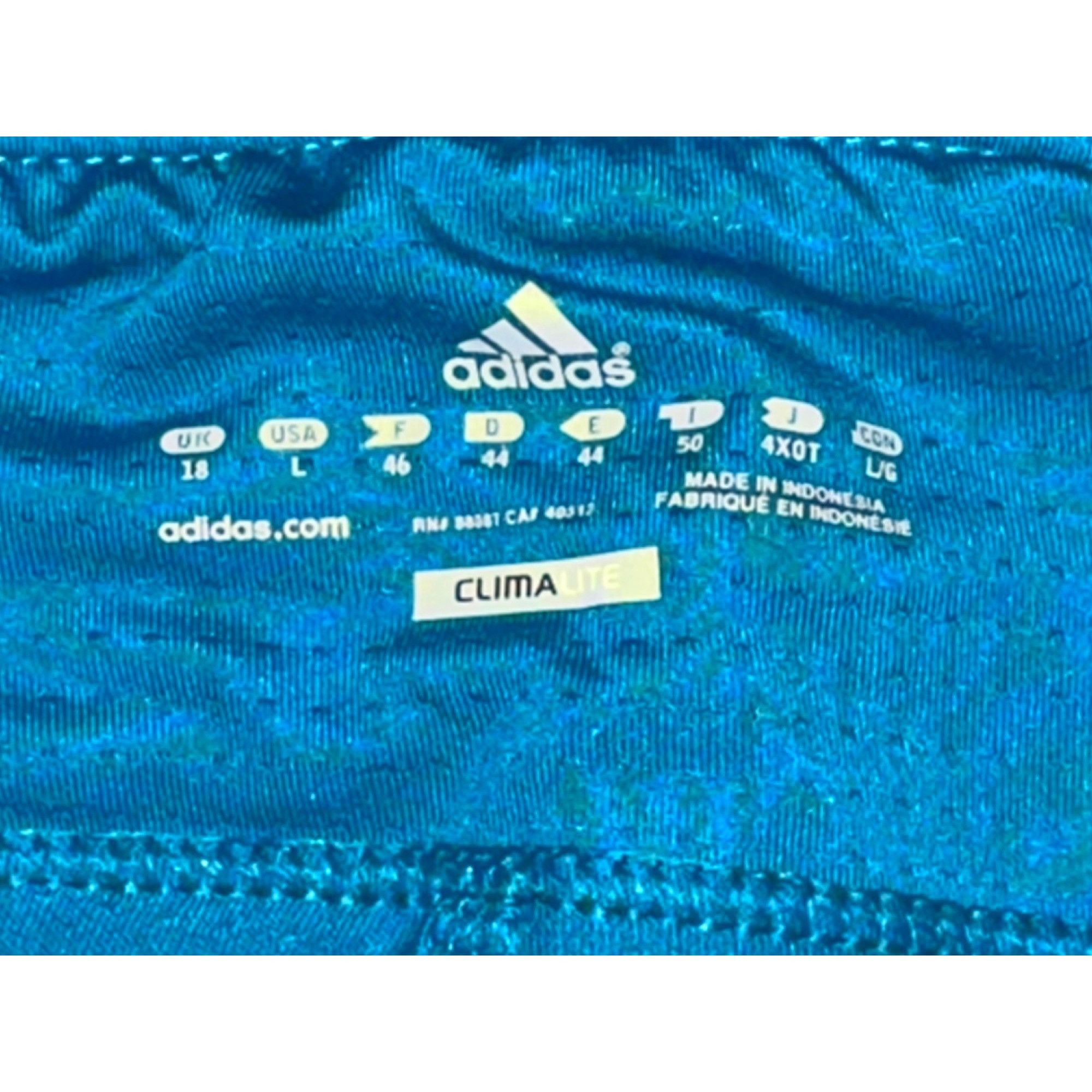 Adidas Adidas Climalite Black Blue Breathable Lightweight Athletic Size 30" / US 8 / IT 44 - 3 Thumbnail
