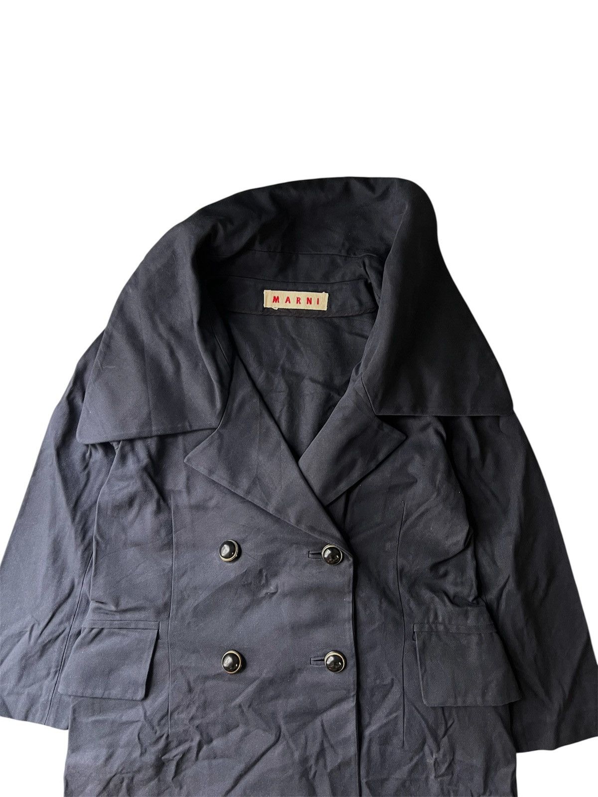 Marni Marni Coat Jacket Vintage Canvas Size XS / US 0-2 / IT 36-38 - 4 Thumbnail