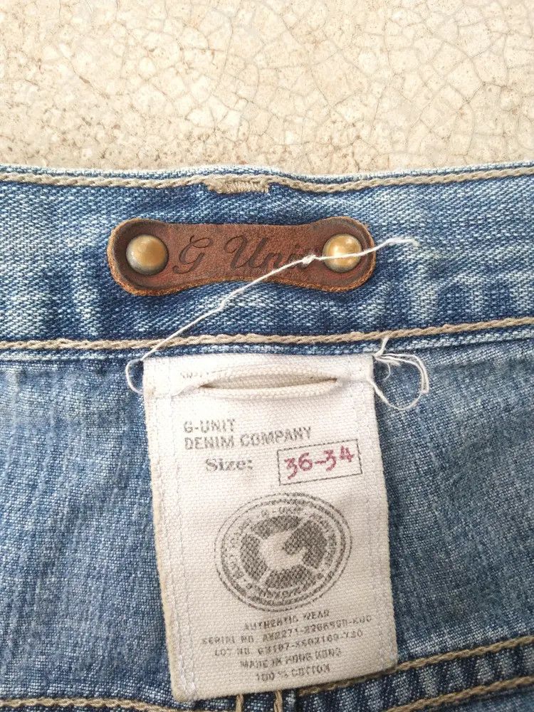 G-Unit Vintage G Unit Big Logo Loose Baggy Jeans 36x32 Size US 36 / EU 52 - 11 Thumbnail