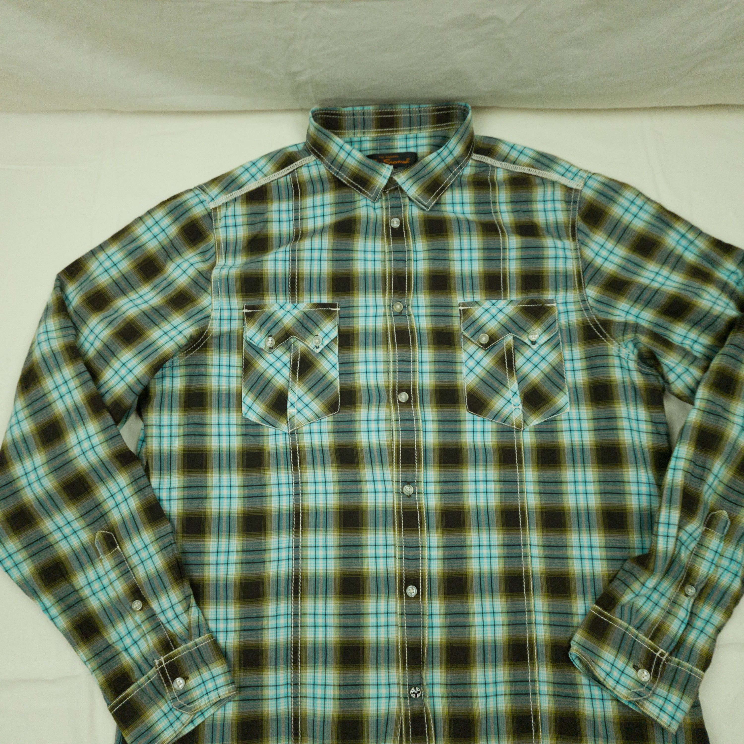 Ben Sherman BEN SHERMAN SHIRT LONG SLEEVE COTTON SIZE L VGC Size US L / EU 52-54 / 3 - 4 Thumbnail