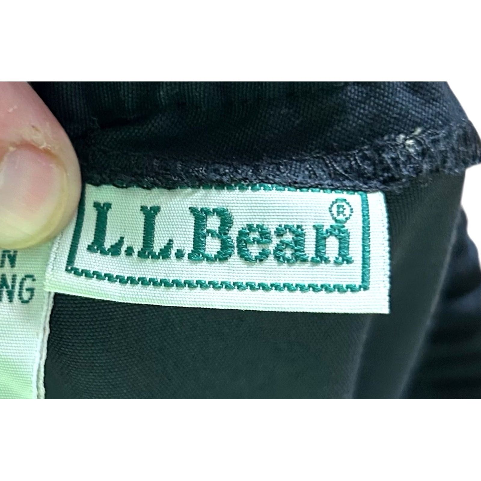Vintage VINTAGE L.L.Bean Skirt Long Pleated Navy Blue 14P Women’s Hong Kong 80s 90s American Modest Black? Size 36" / US 14 / IT 50 - 6 Thumbnail