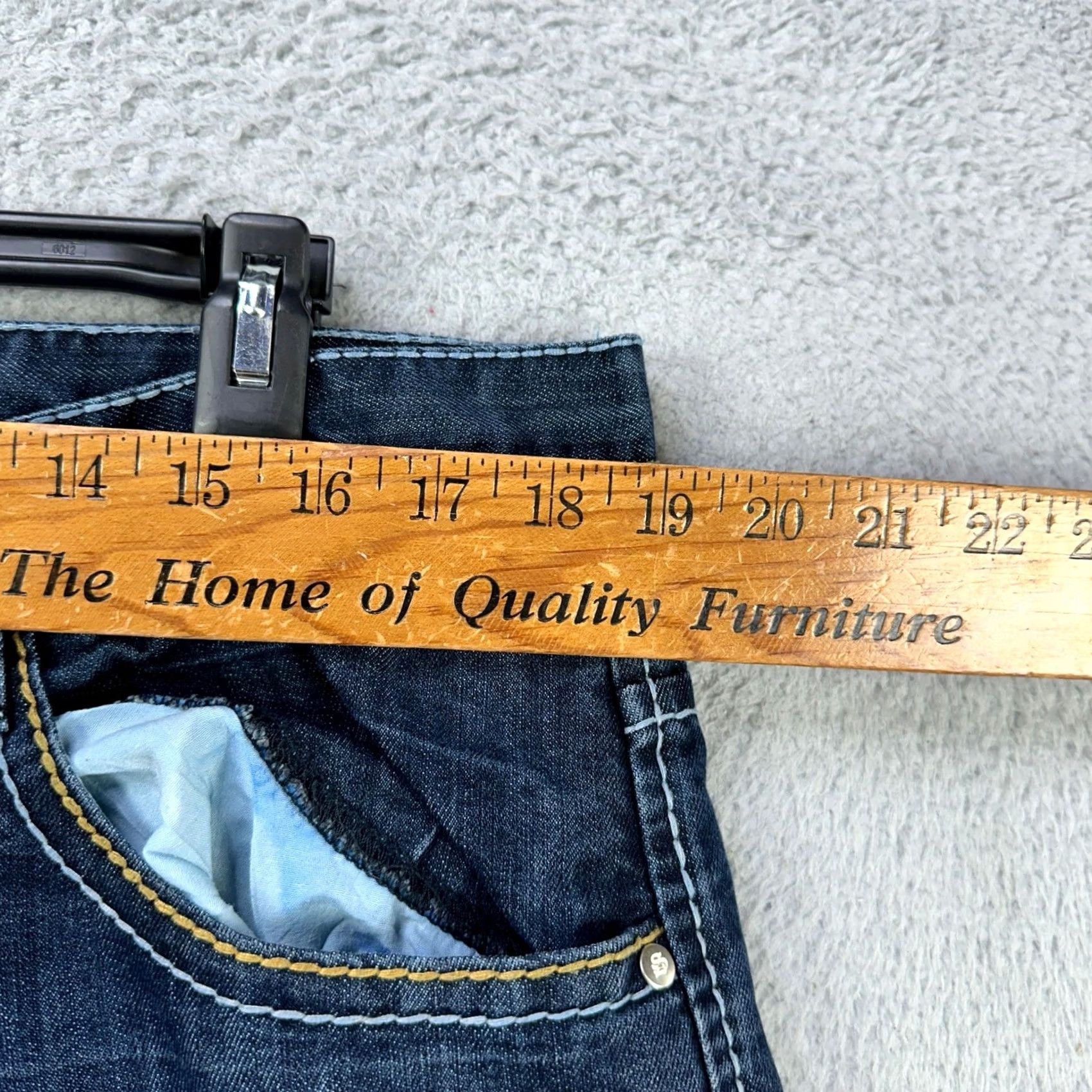 Southpole Southpole Y2K Baggy Jeans 38 Blue Distressed 5 Pockets Denim Pants Mens Straight Jeans Size US 38 / EU 54 - 7 Thumbnail
