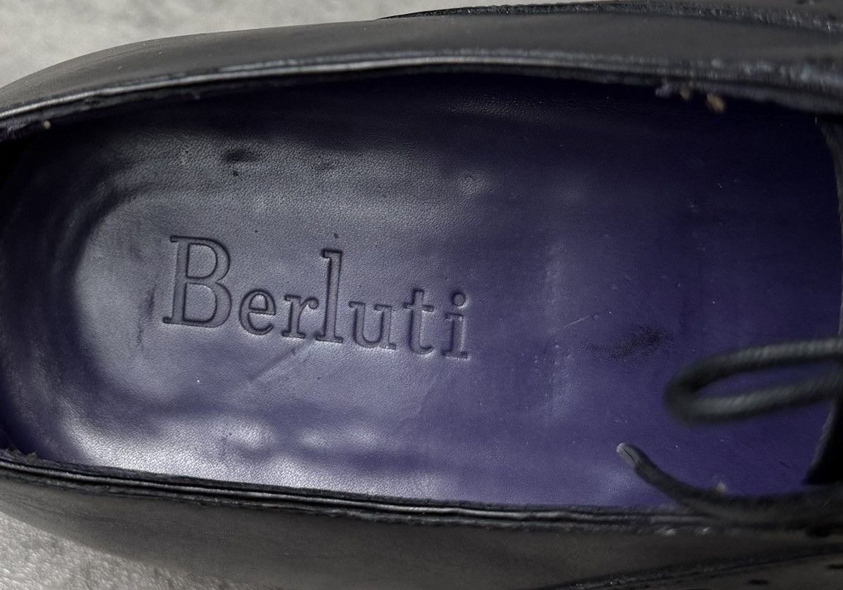 Berluti BERLUTI - ALESSANDRO DEMESURE LEATHER OXFORD Size US 11 / EU 44 - 9 Thumbnail
