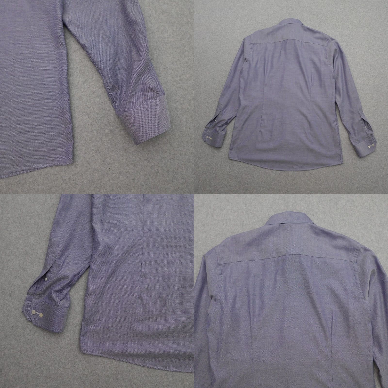 Eton ETON Button-Up Shirt Men's 42 Solid Blue Long Sleeve Casual Shop Size US XL / EU 56 / 4 - 8 Thumbnail