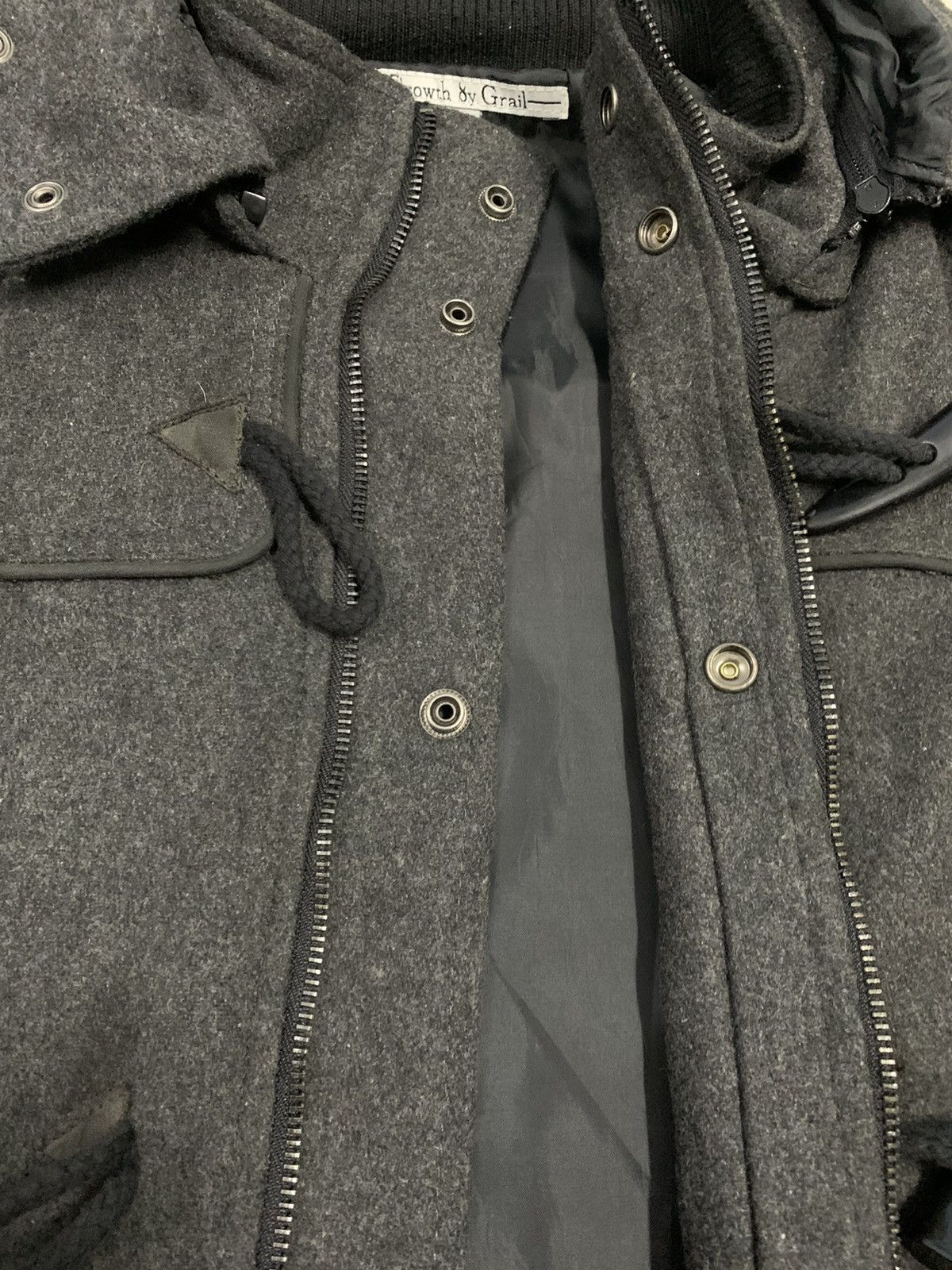 If Six Was Nine Growth by Grail Faux Fur Hooded Punk Style Duffle Jacket Size US M / EU 48-50 / 2 - 9 Thumbnail